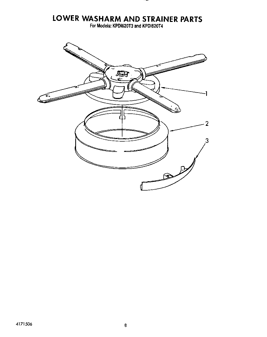 06 - LOWER WASHARM AND STRAINER