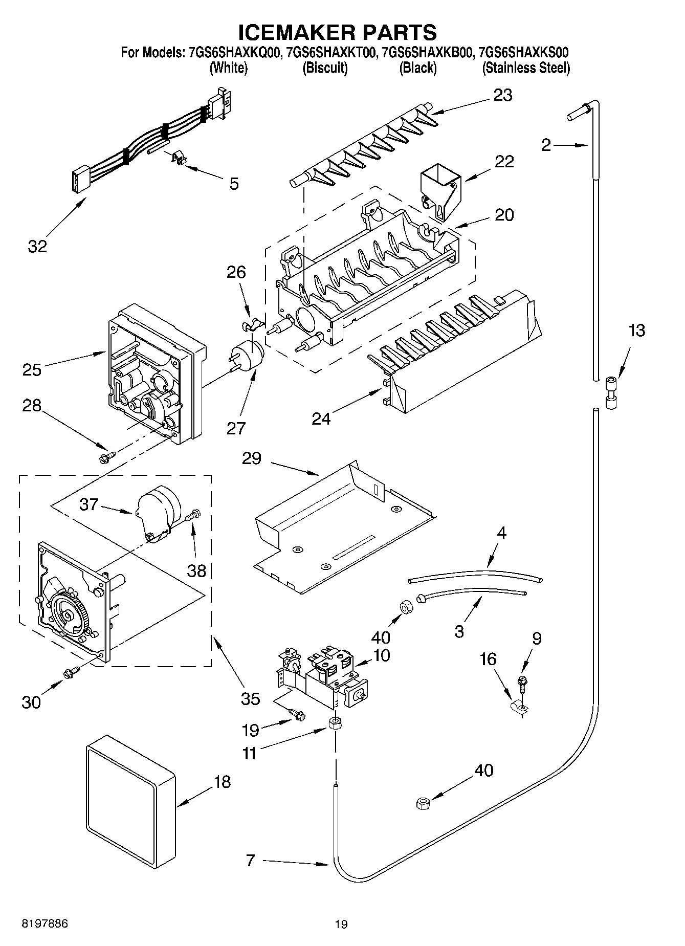 12 - ICE MAKER, OPTIONAL