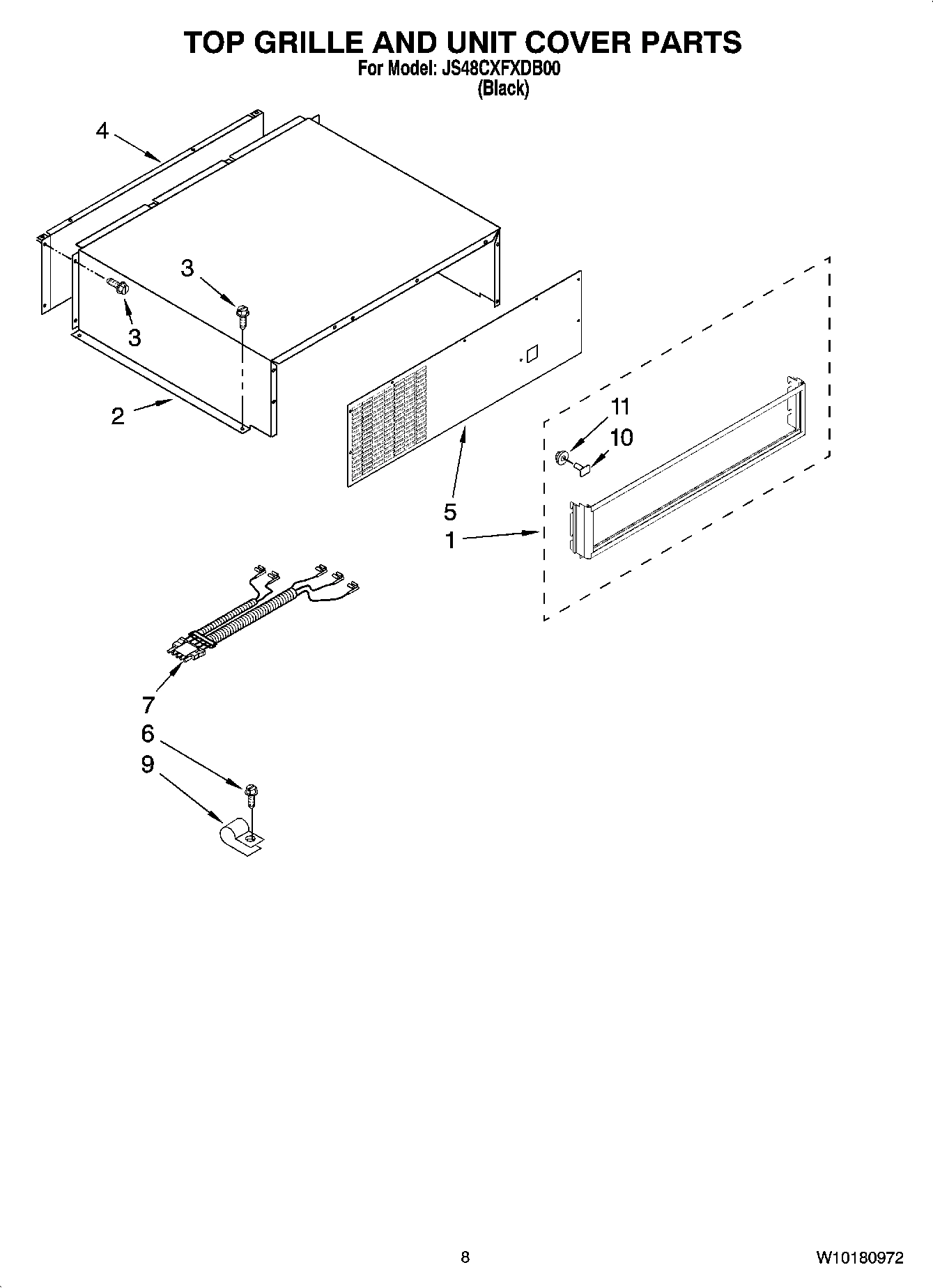 06 - TOP GRILLE AND UNIT COVER PARTS
