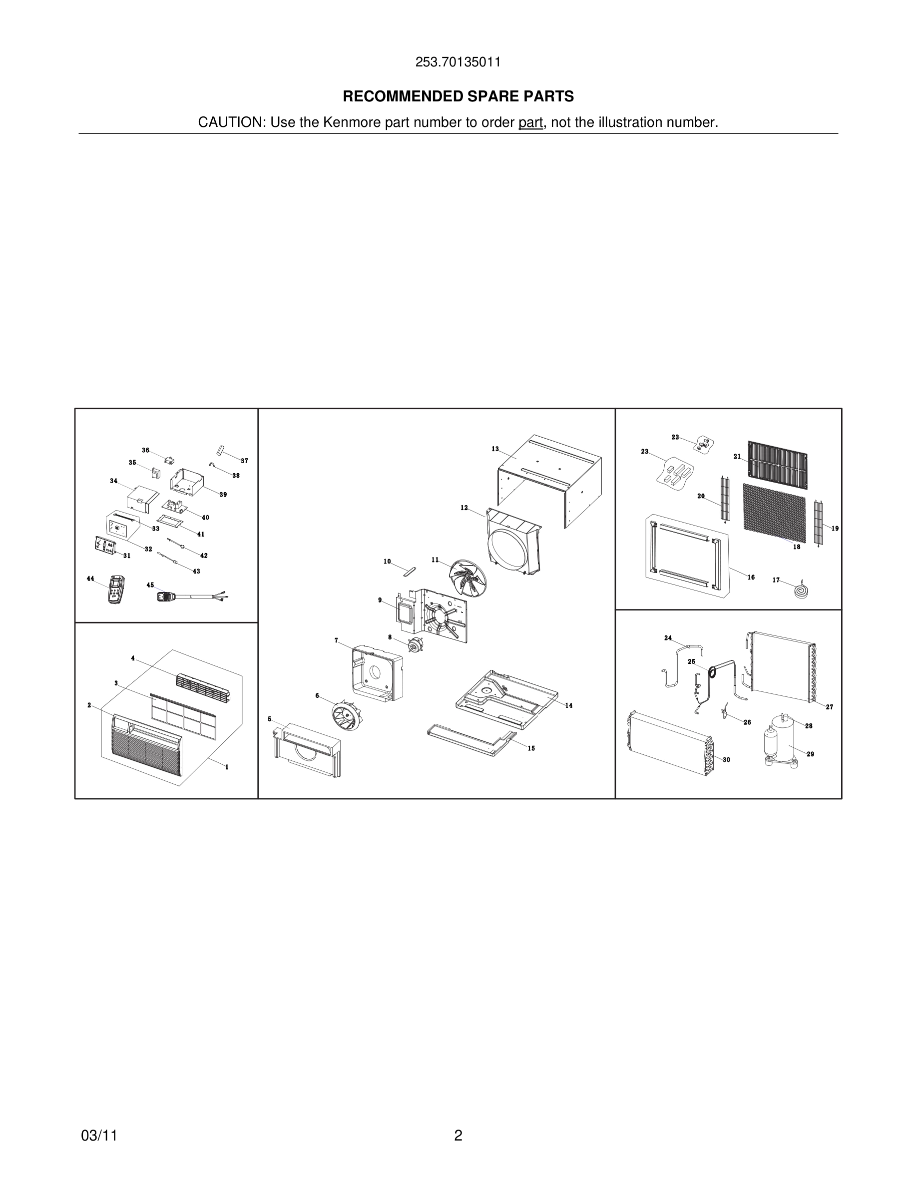 03 - RECOMMENDED SPARE PARTS