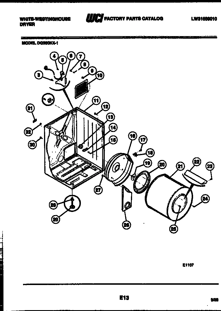 02 - CABINET AND COMPONENT PARTS