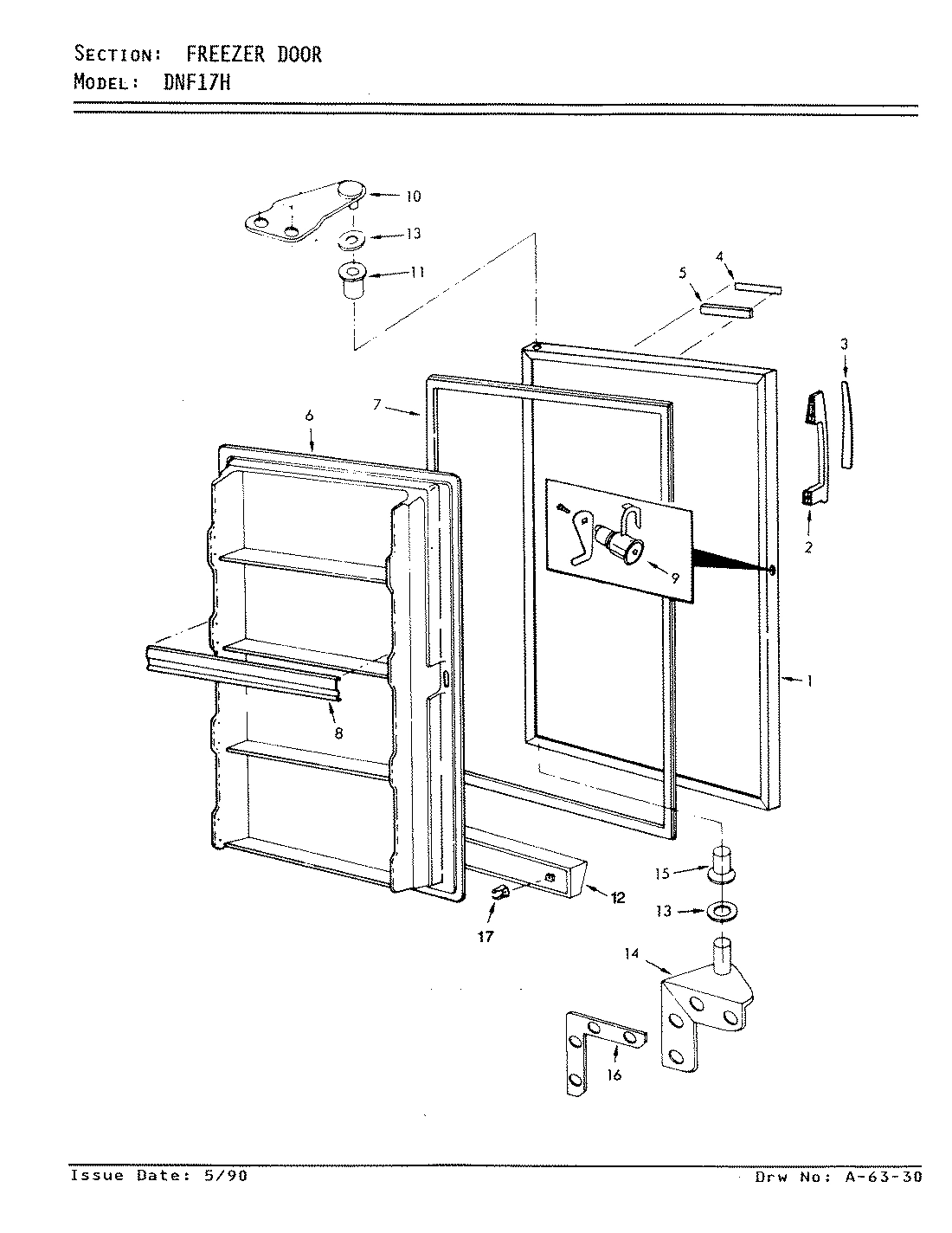 02 - FREEZER DOOR