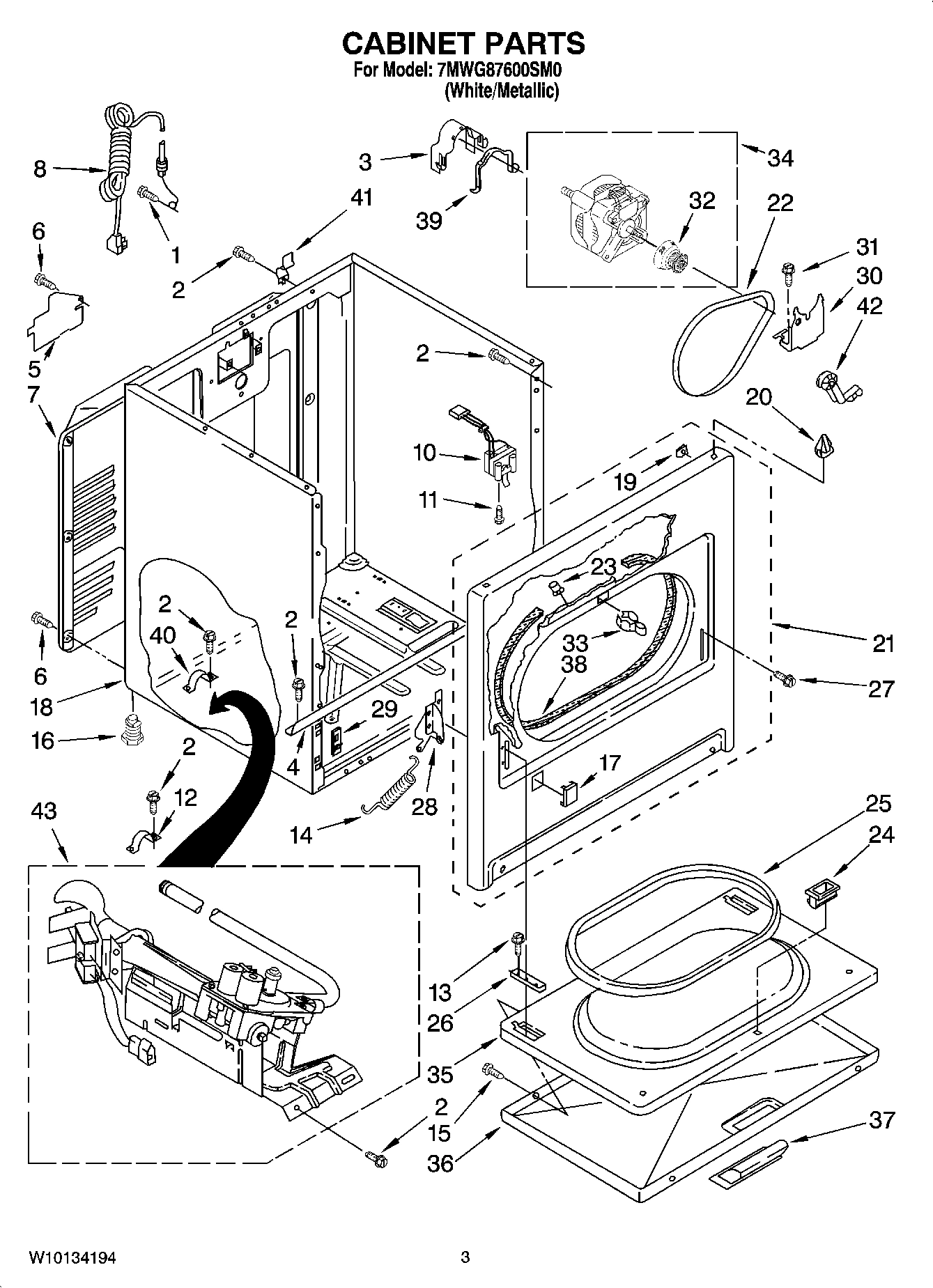 02 - CABINET PARTS