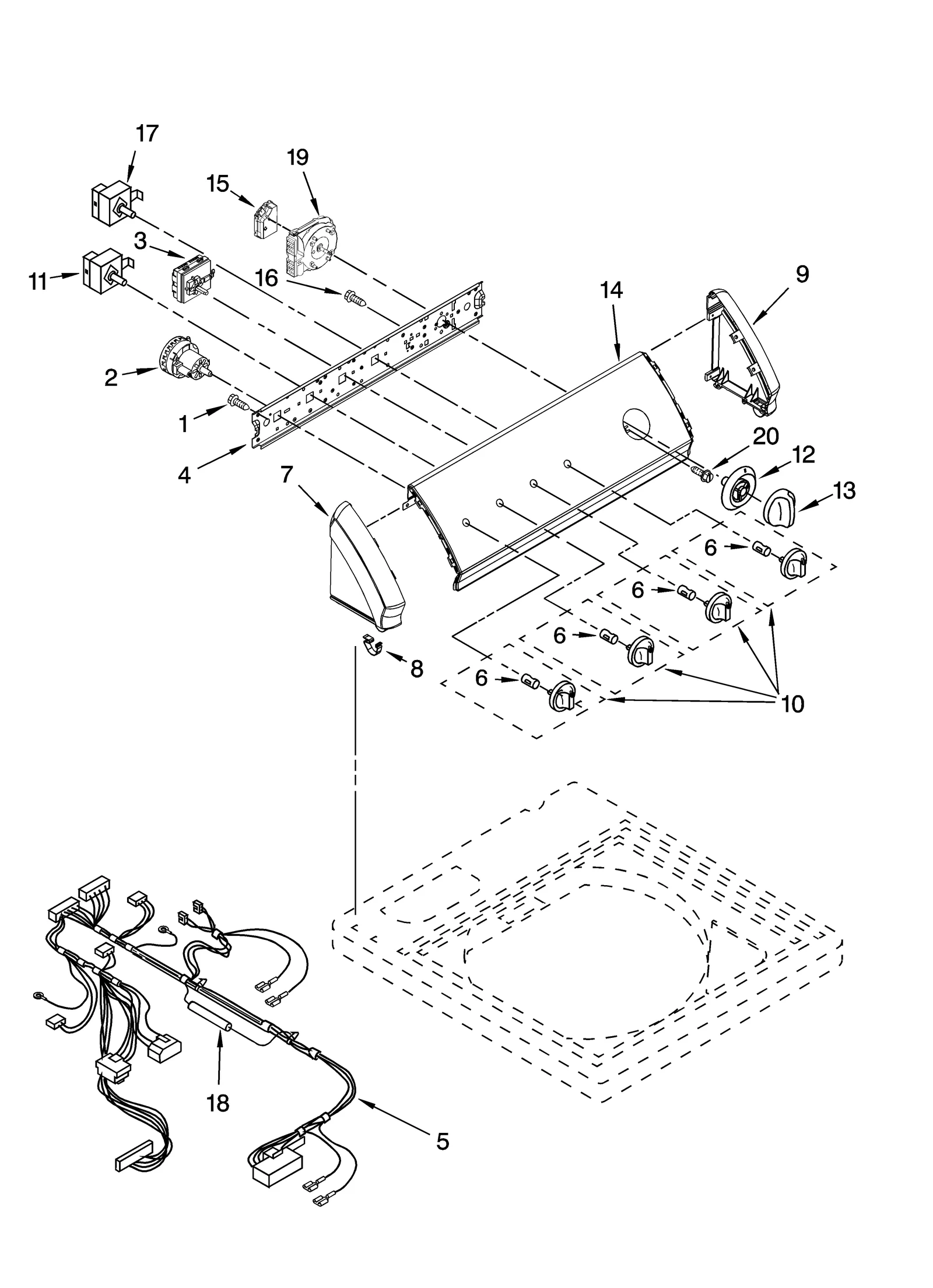 CONTROL PANEL PARTS