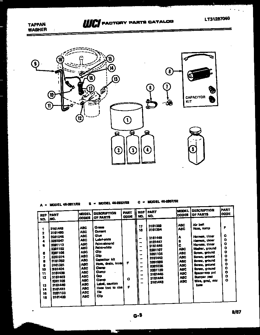 08 - WASHER AND MISCELLANEOUS PARTS