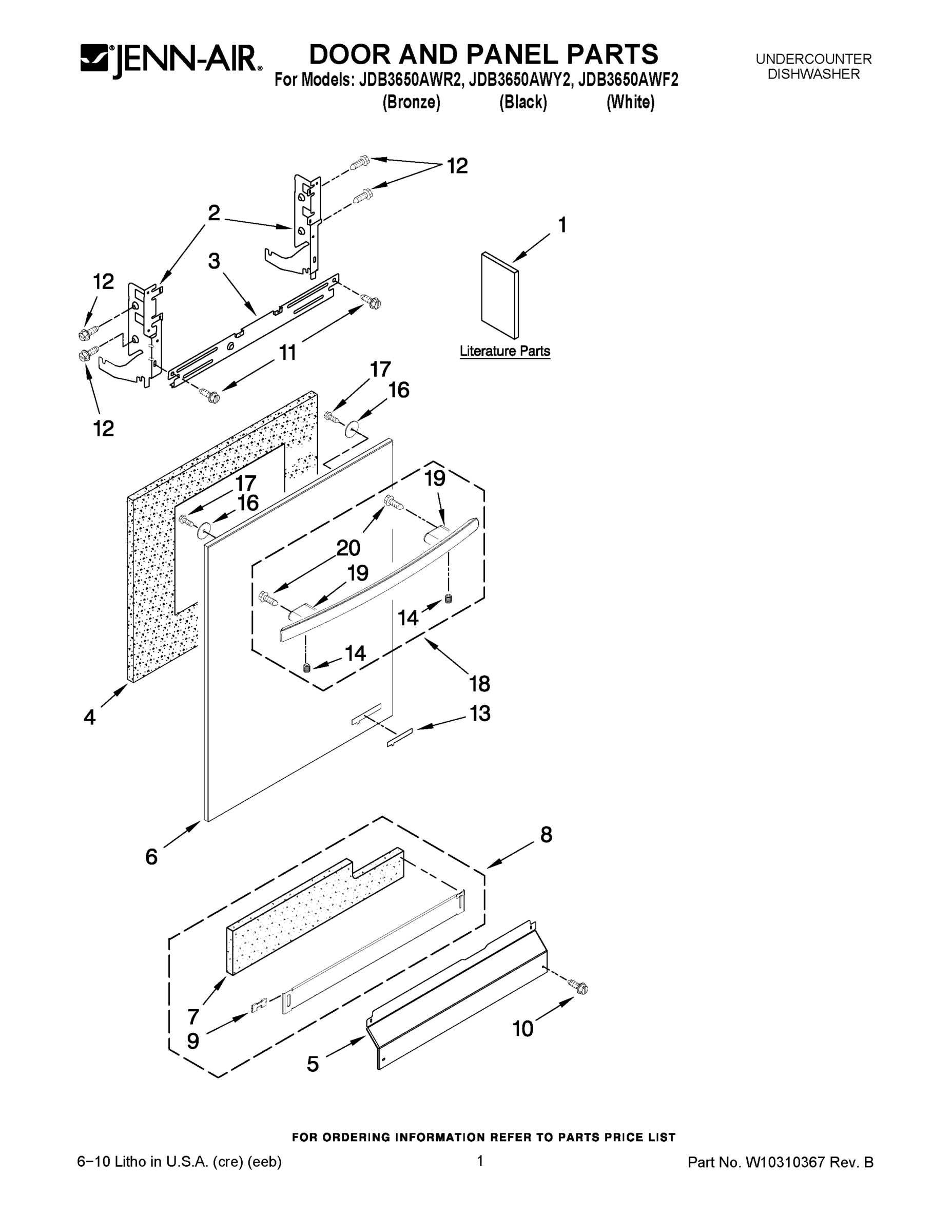 01 - DOOR AND PANEL PARTS