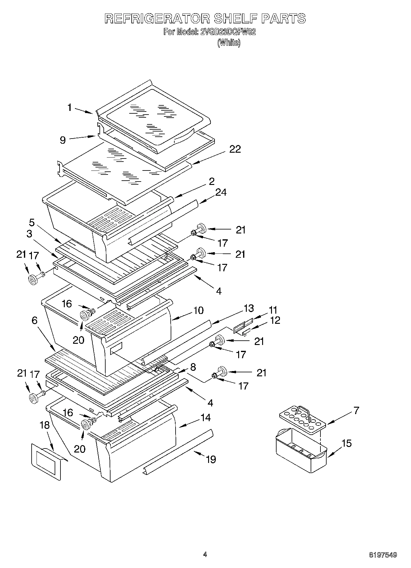 03 - REFRIGERATOR SHELF
