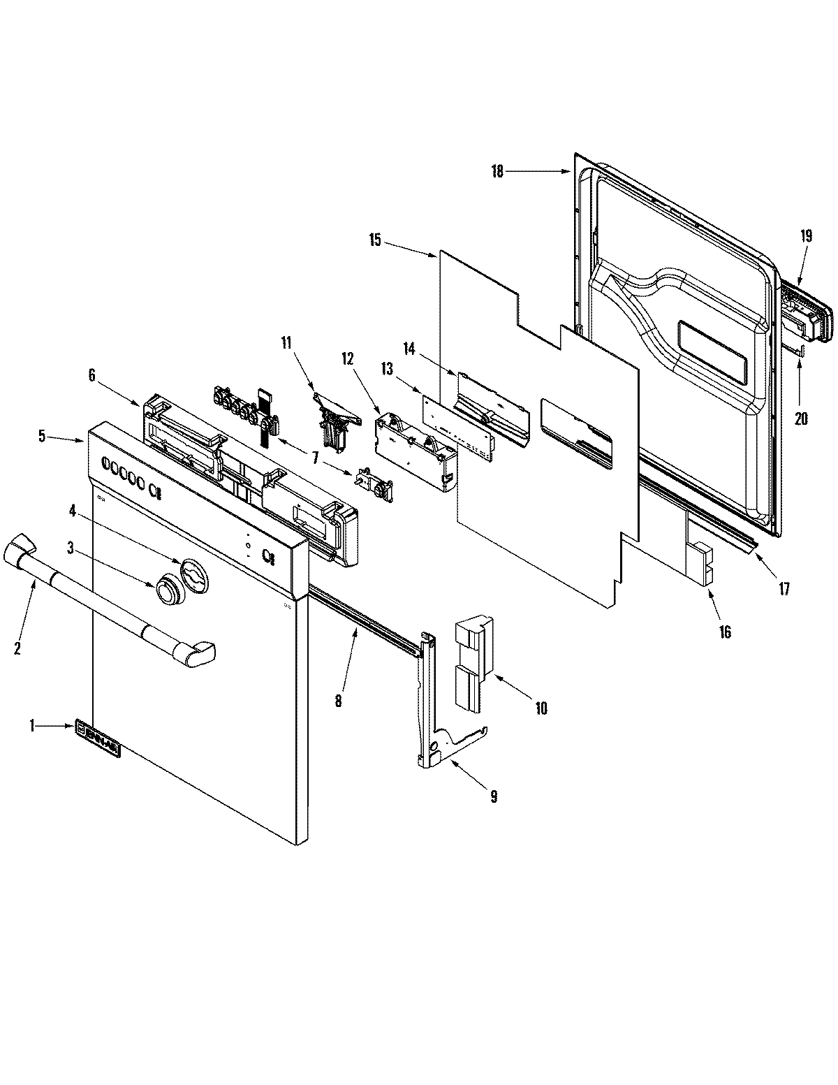 01 - CONTROL PANEL & DOOR