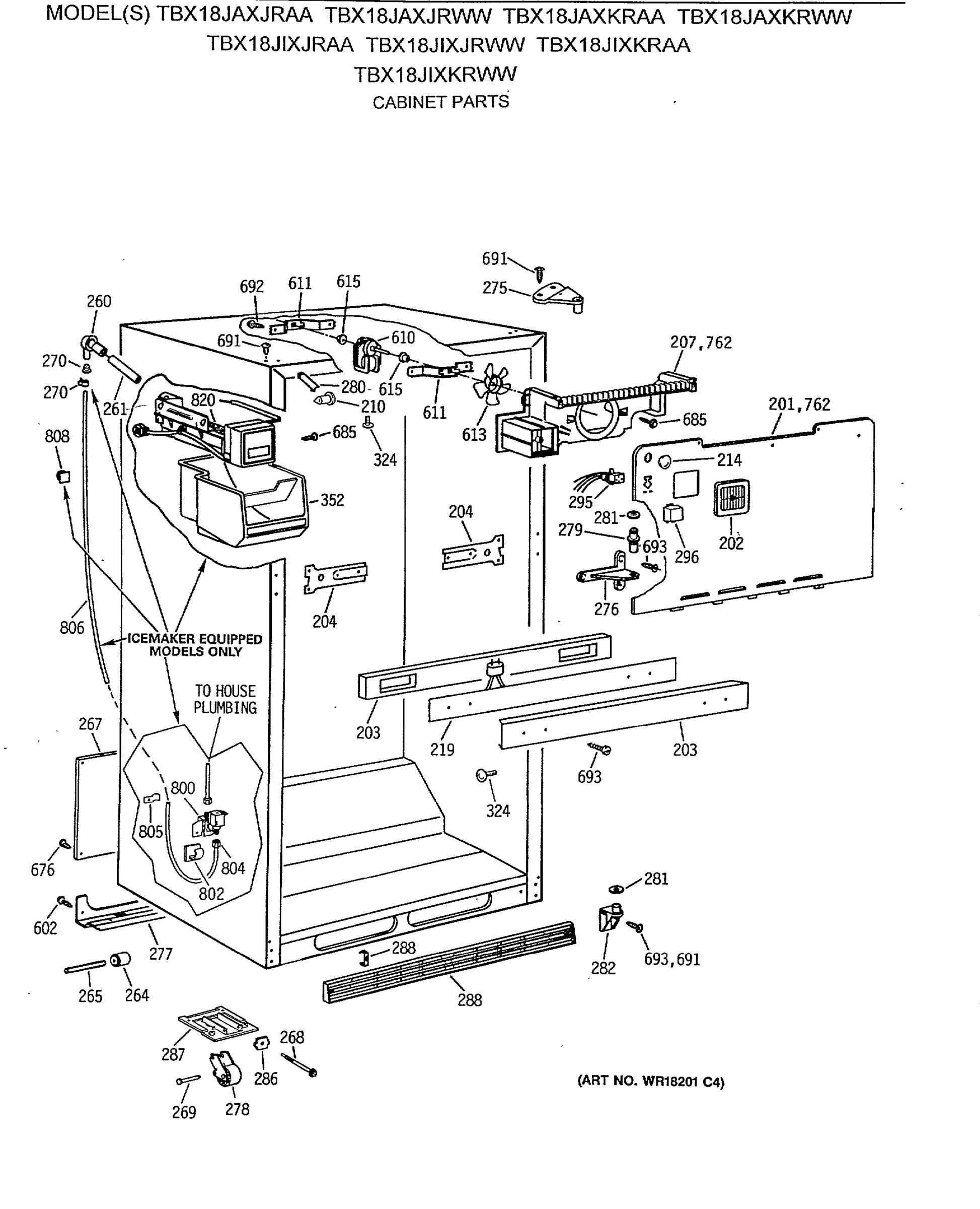 CABINET PARTS