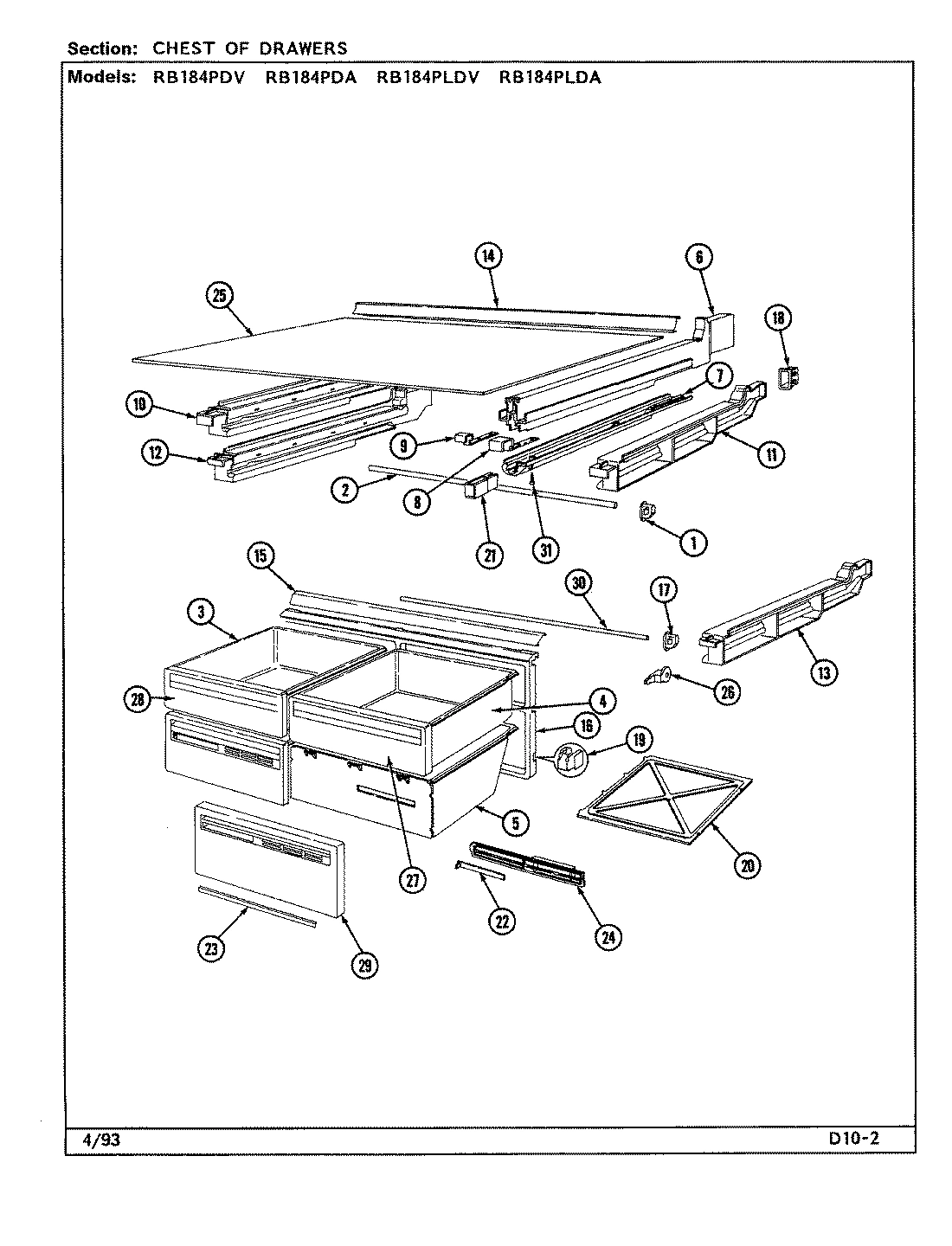 01 - CHEST OF DRAWERS