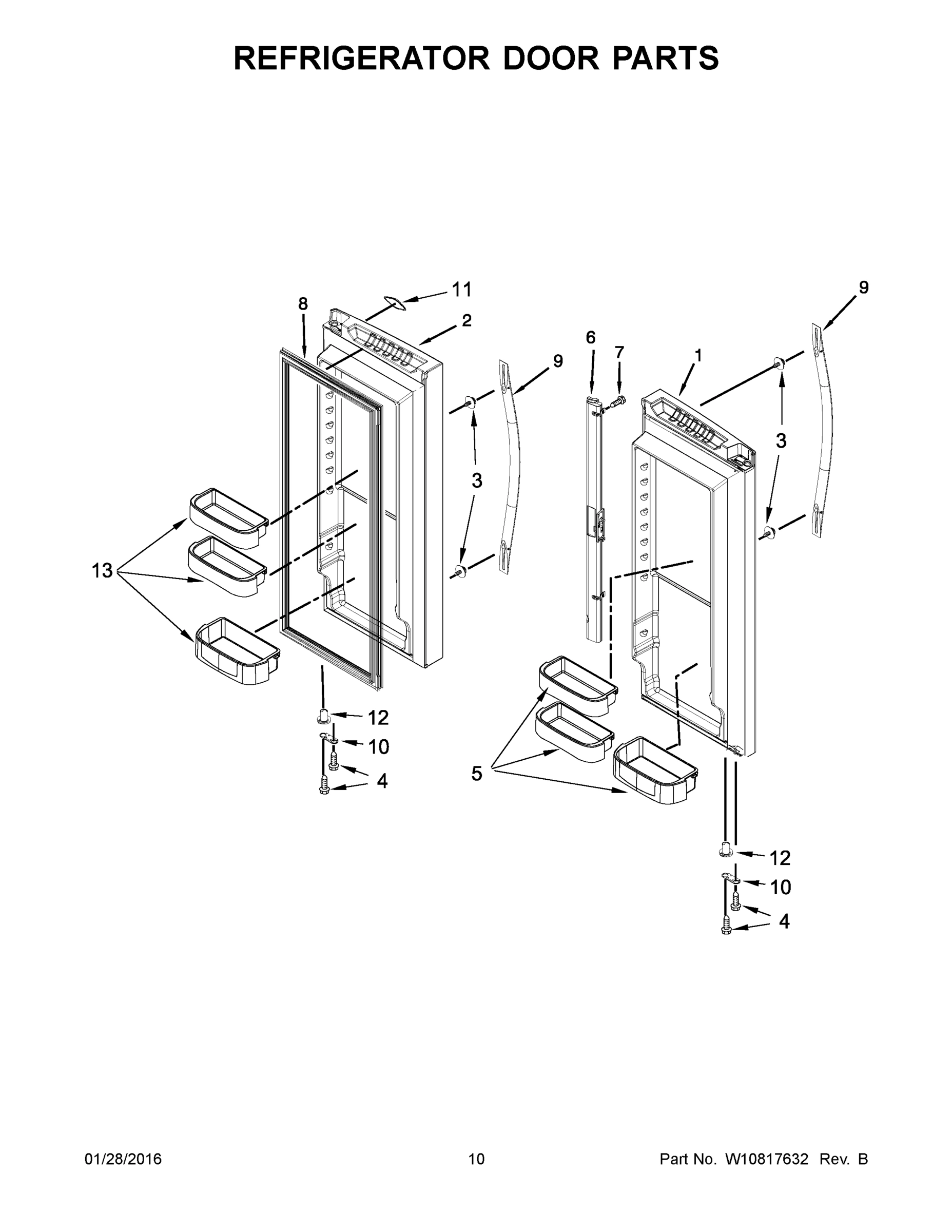 06 - REFRIGERATOR DOOR PARTS