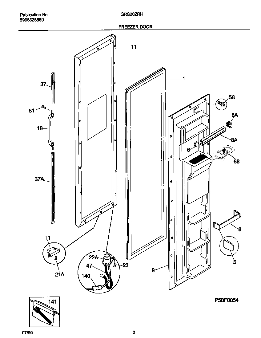 02 - FREEZER DOOR