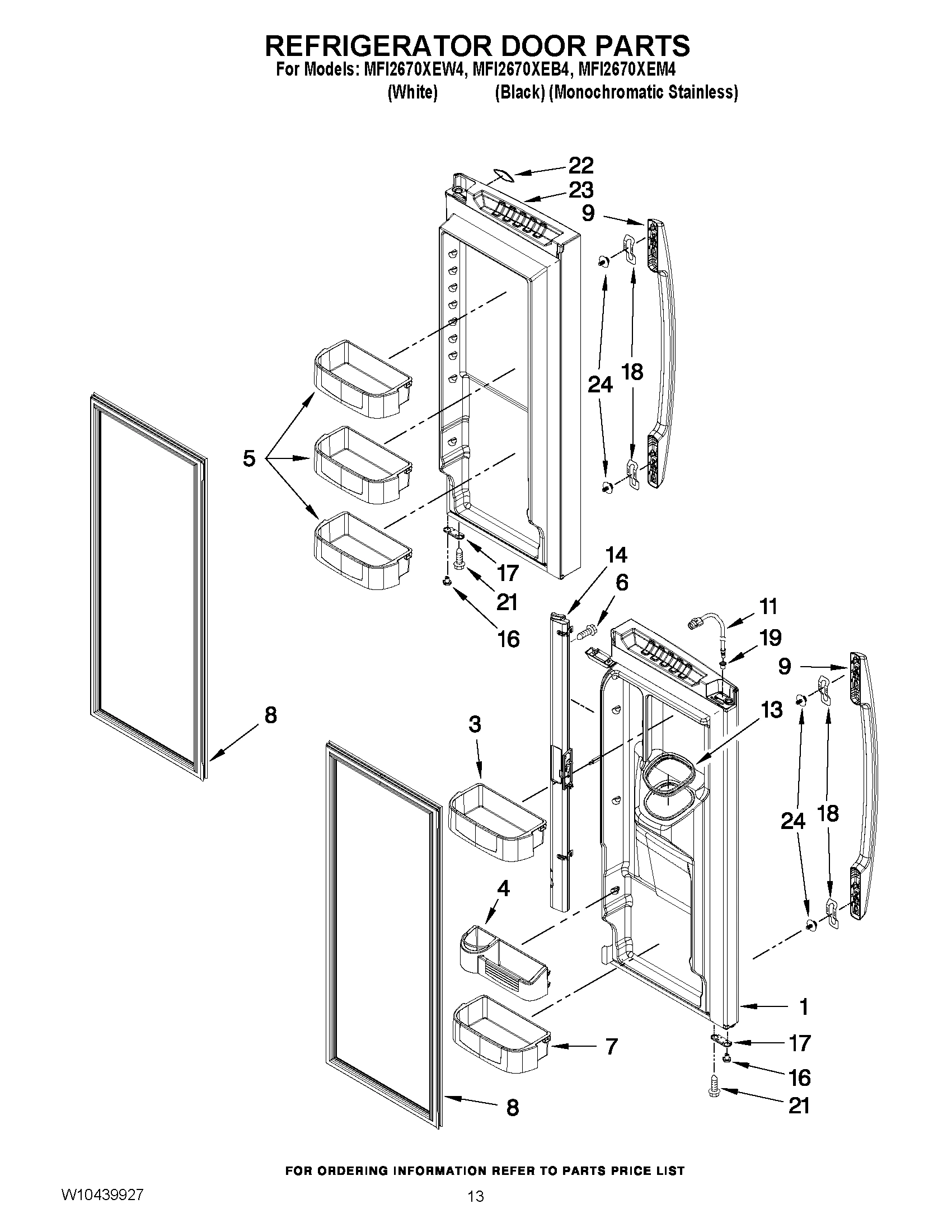 07 - REFRIGERATOR DOOR PARTS