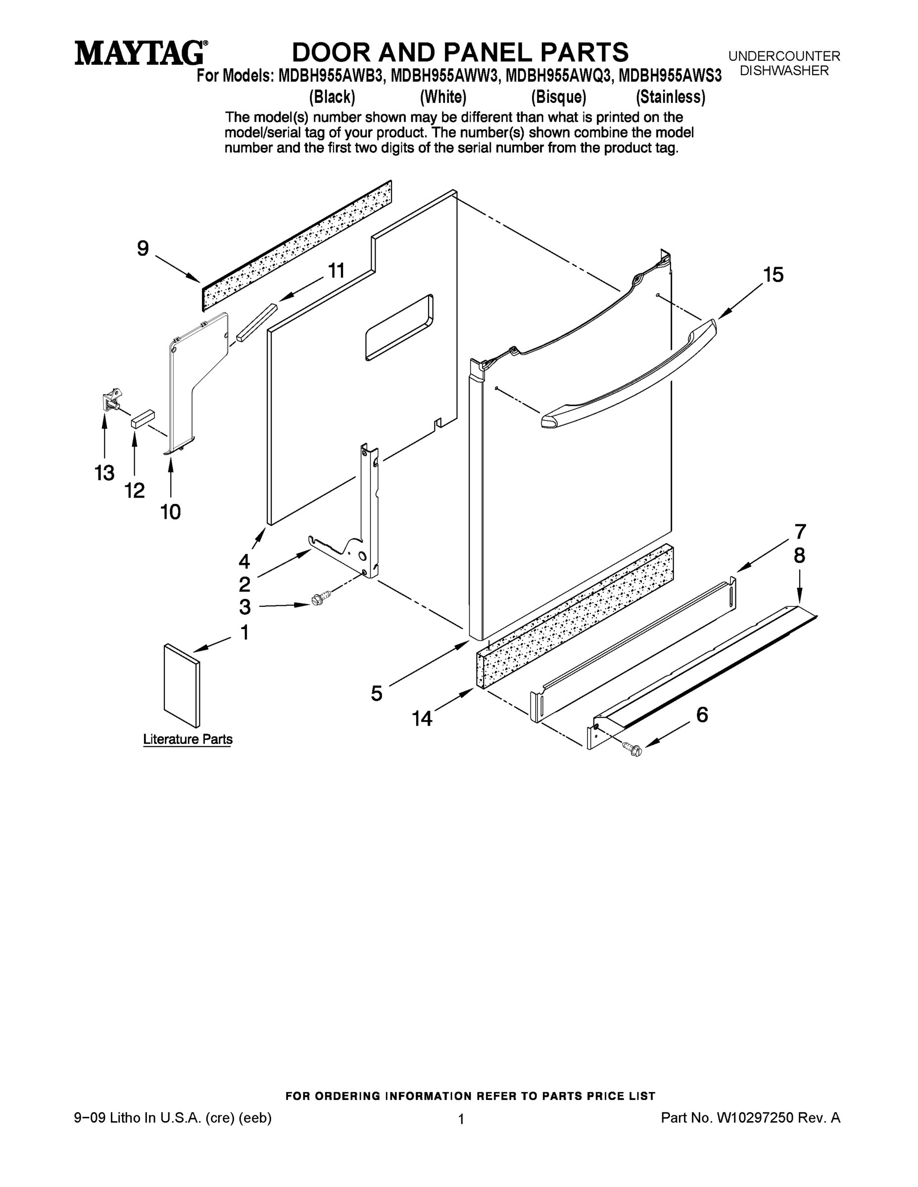 01 - DOOR AND PANEL PARTS