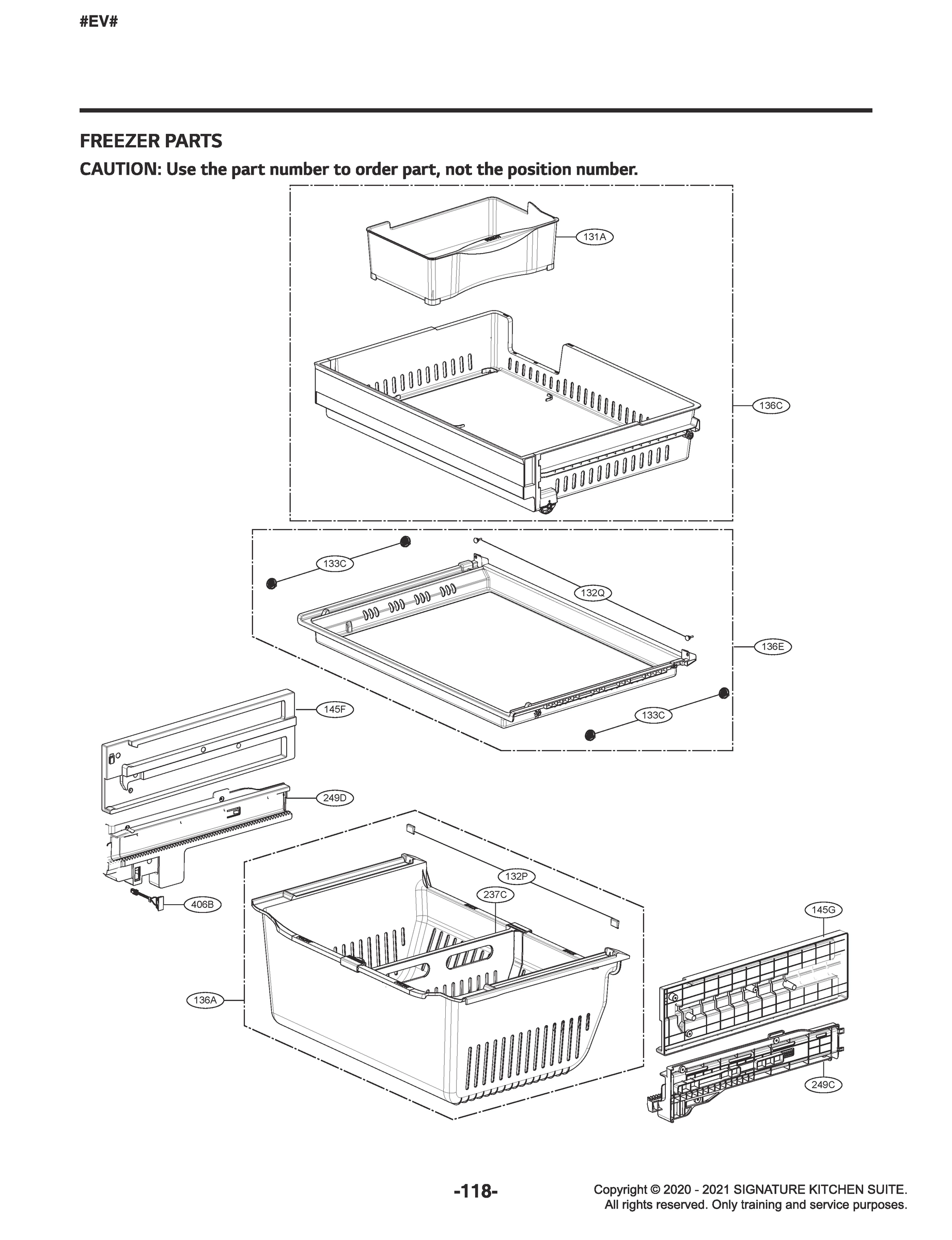 FREEZER PARTS