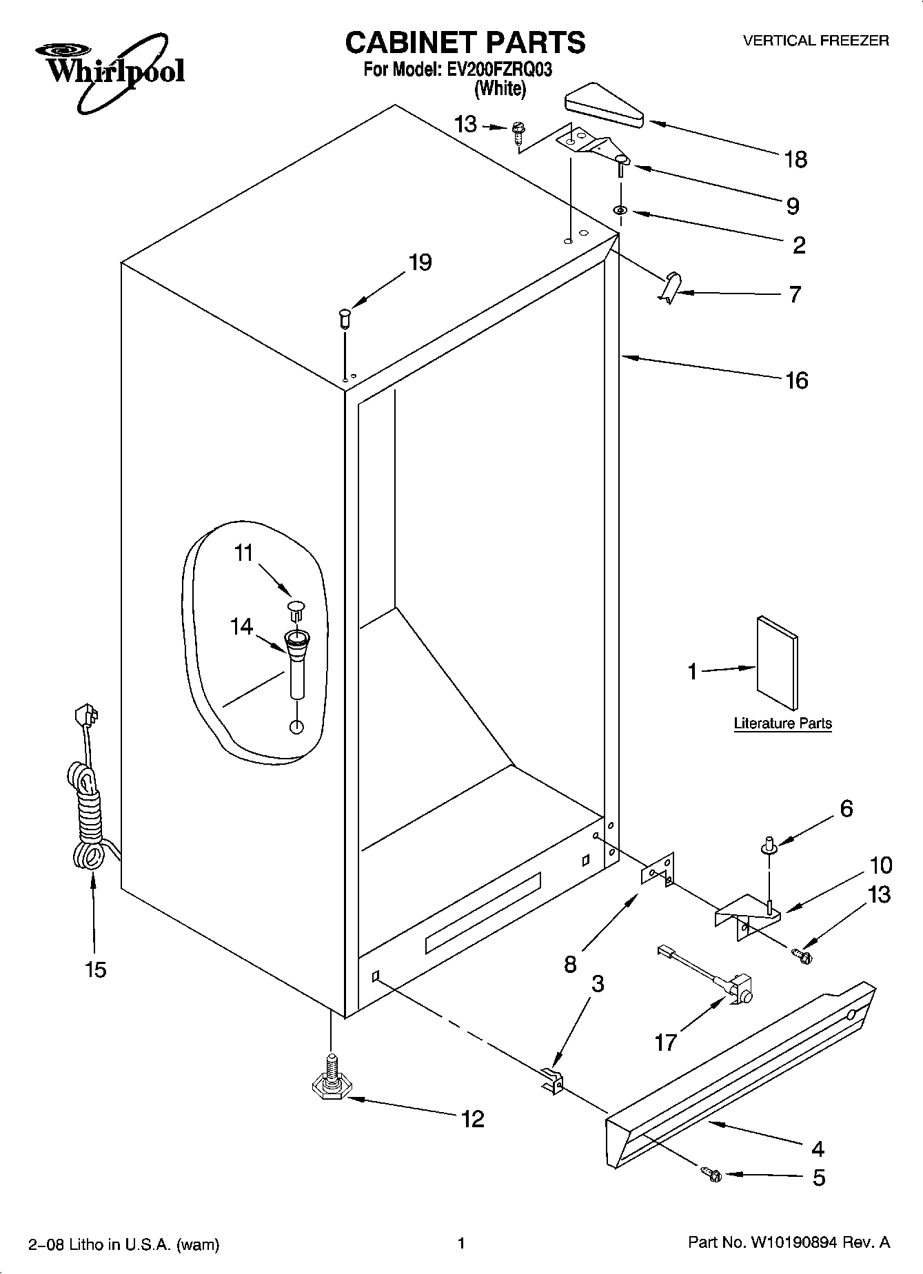 01 - CABINET PARTS