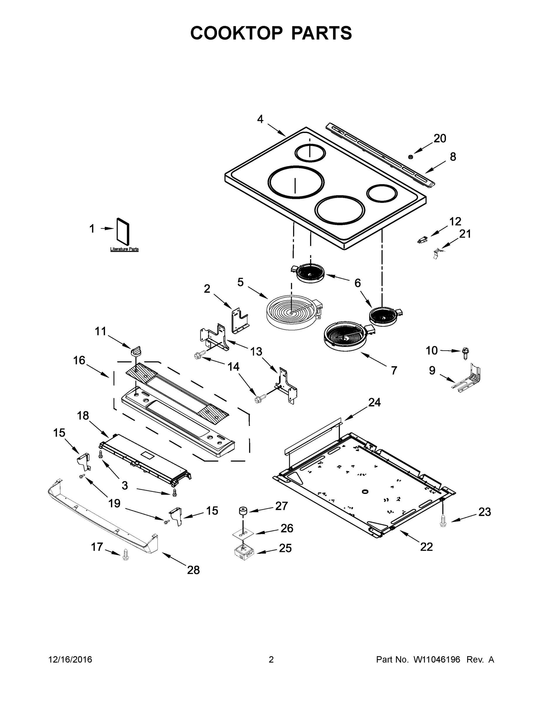 02 - COOKTOP PARTS