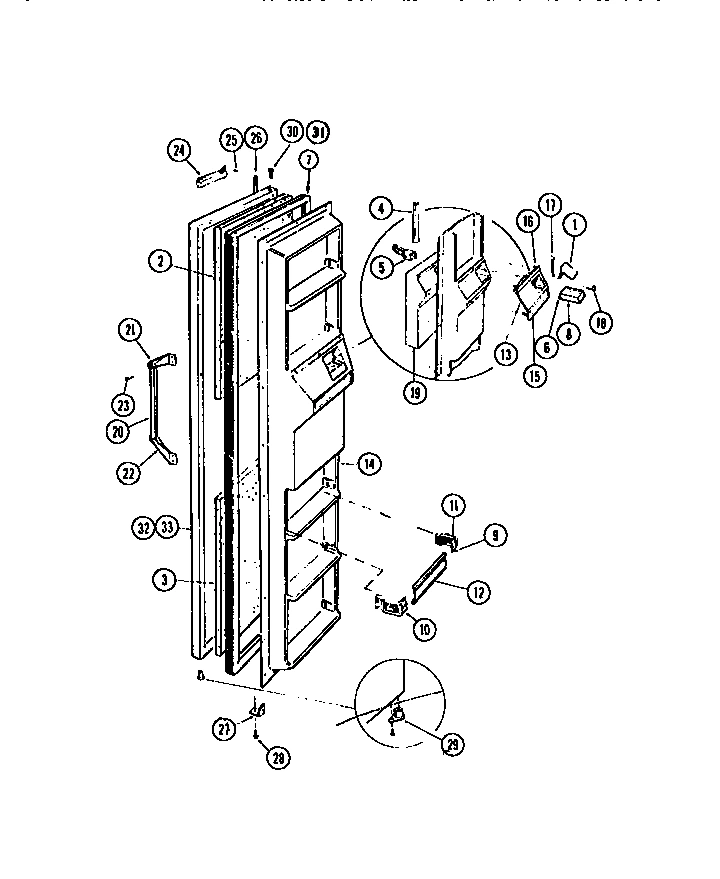 02 - FREEZER DOOR