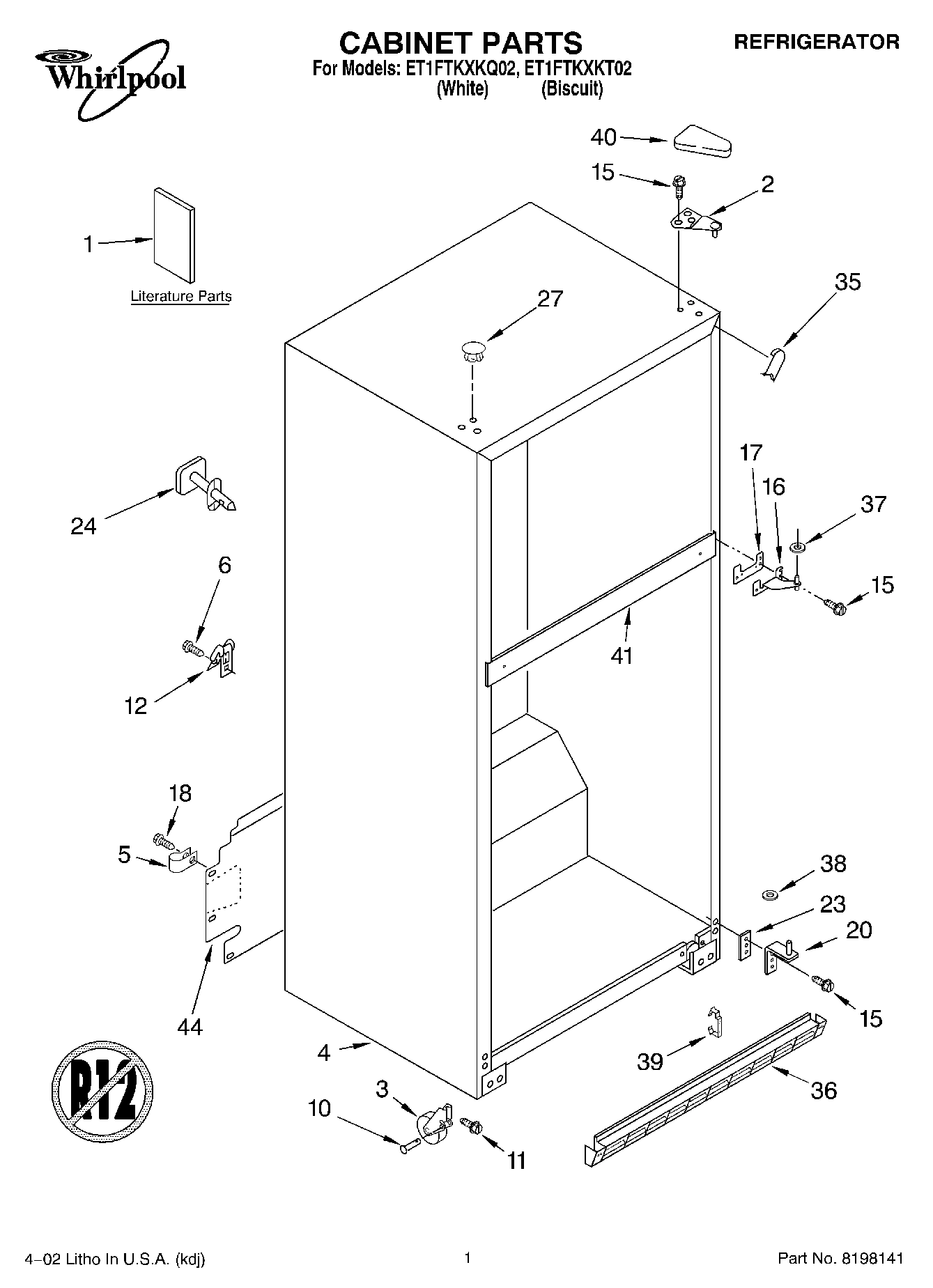 01 - CABINET, LITERATURE