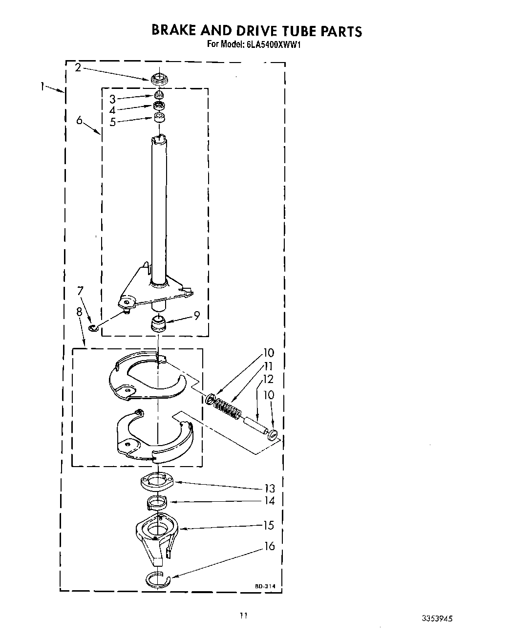 08 - BRAKE AND DRIVE TUBE