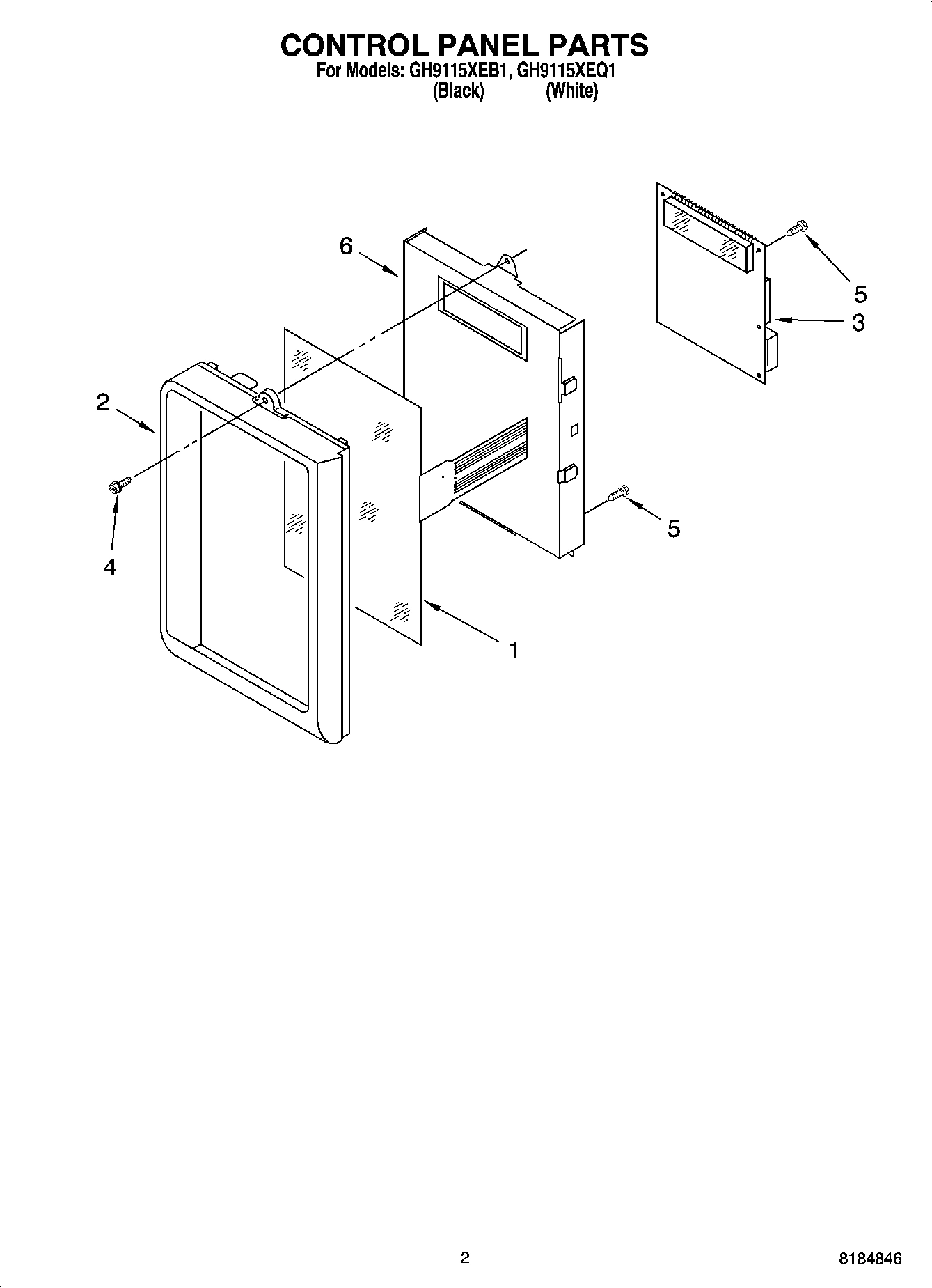 02 - CONTROL PANEL PARTS