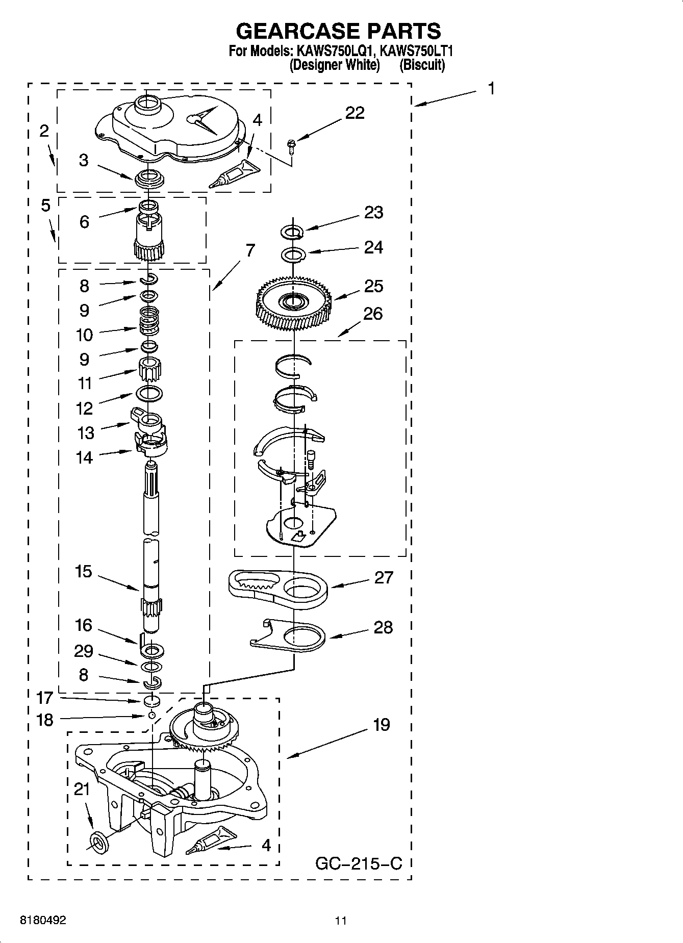 08 - GEARCASE PARTS