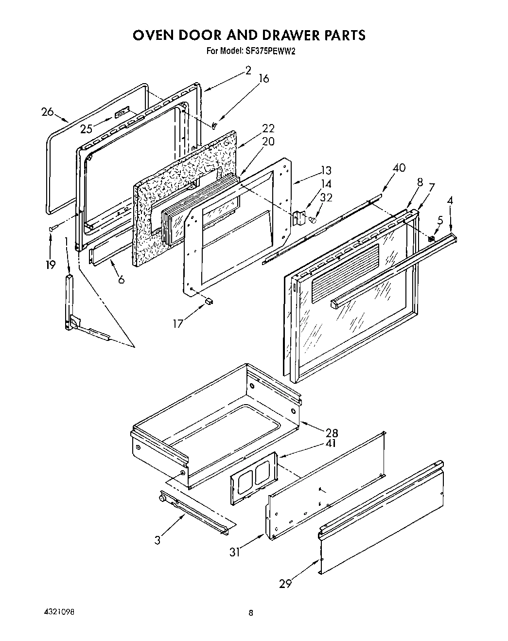 06 - OVEN DOOR AND DRAWER
