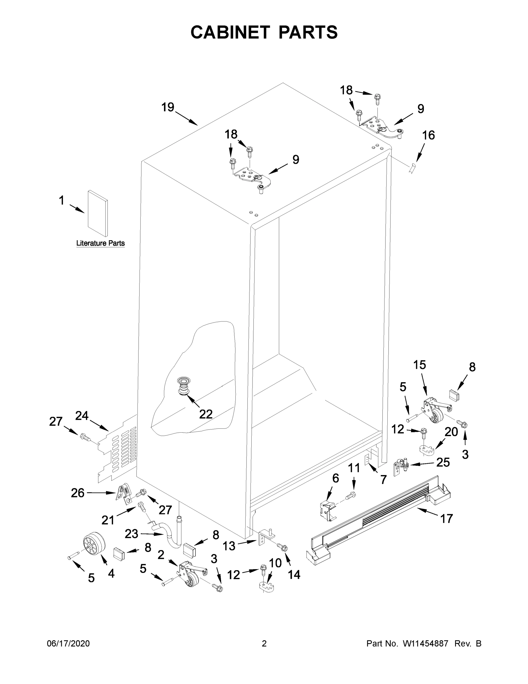 02 - CABINET PARTS