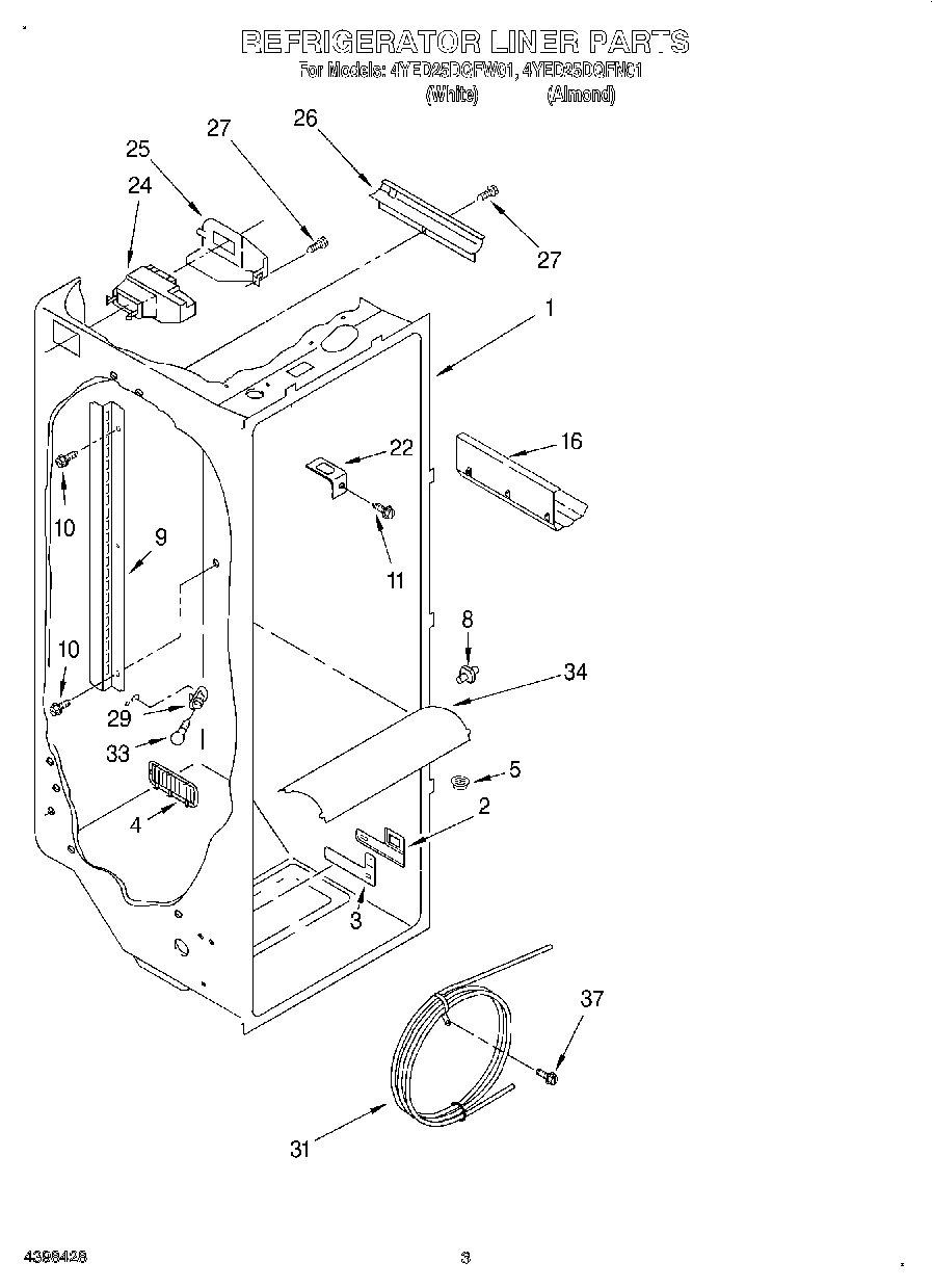 02 - REFRIGERATOR LINER