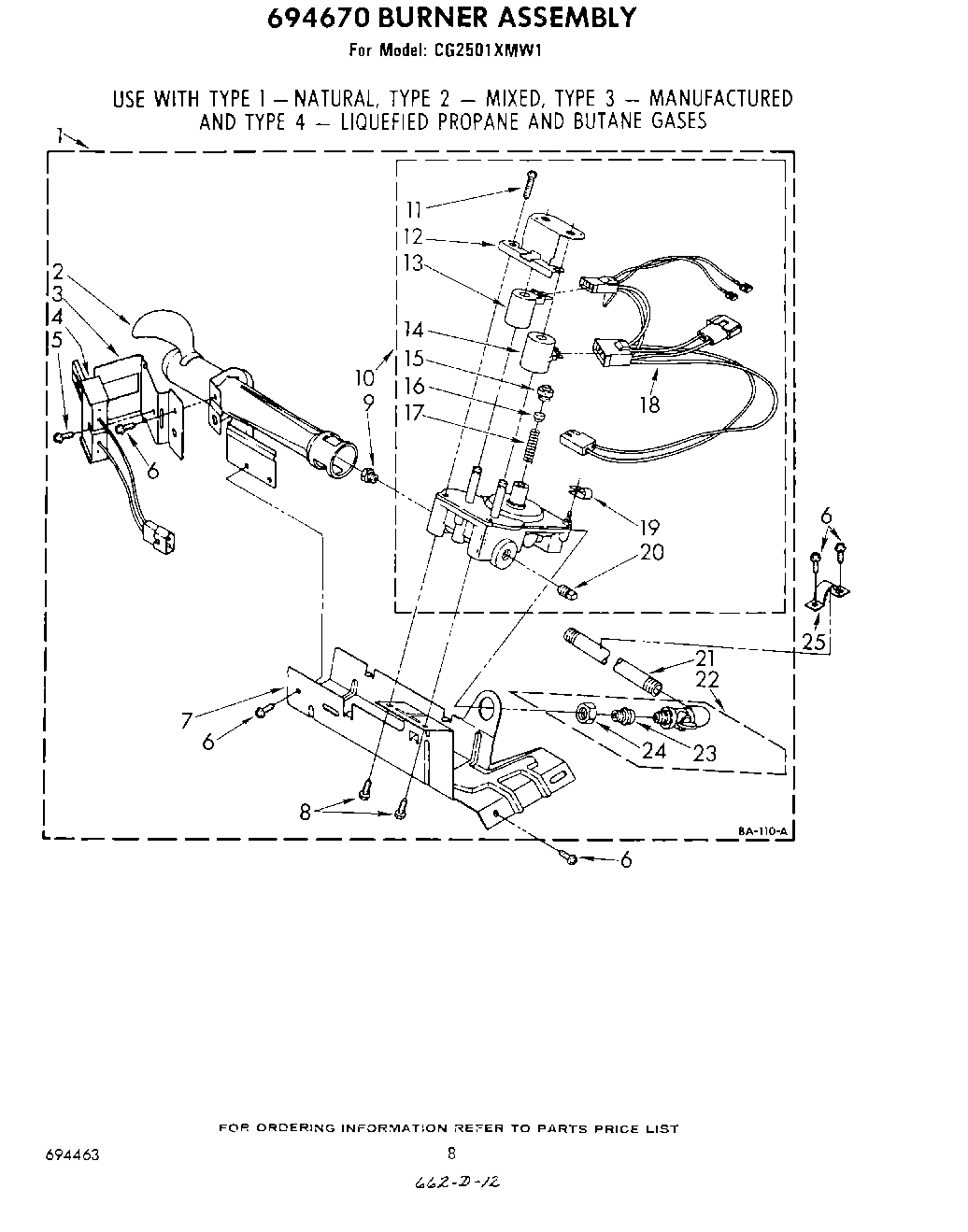 05 - 694670 BURNER