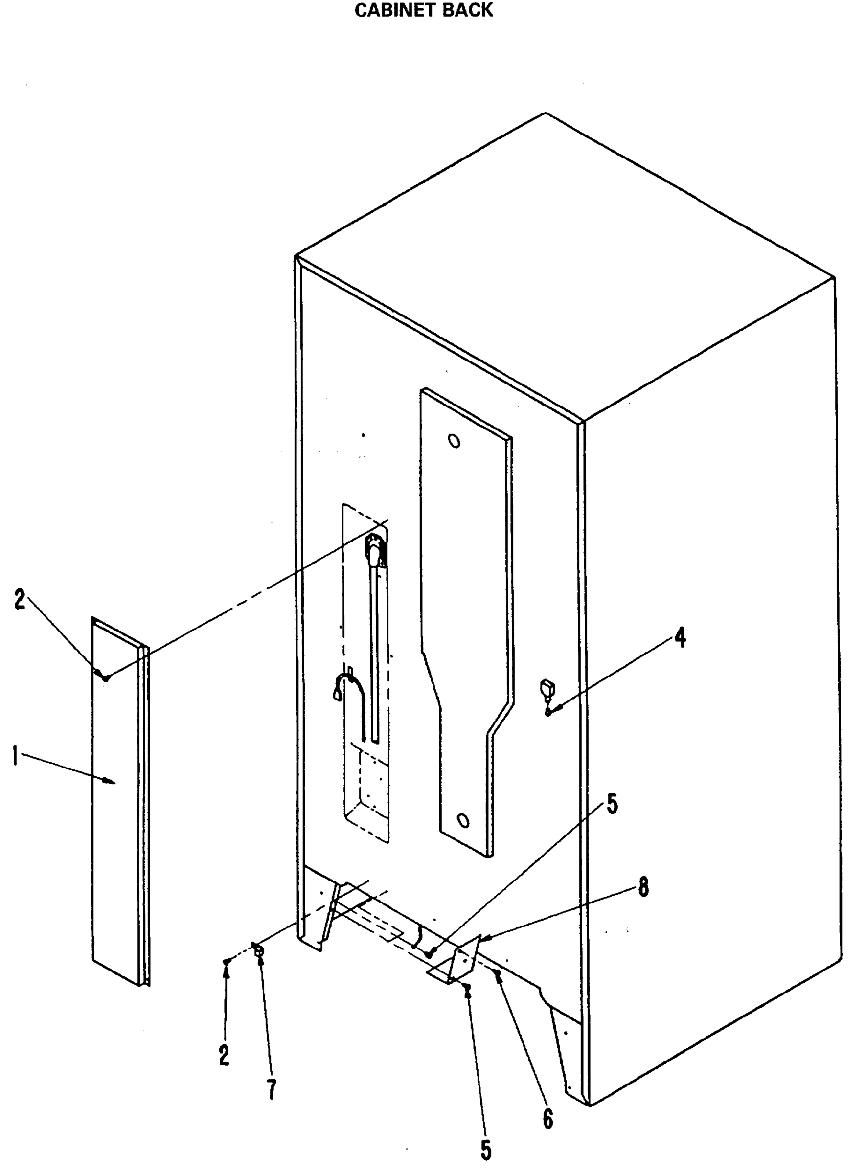 CABINET BACK