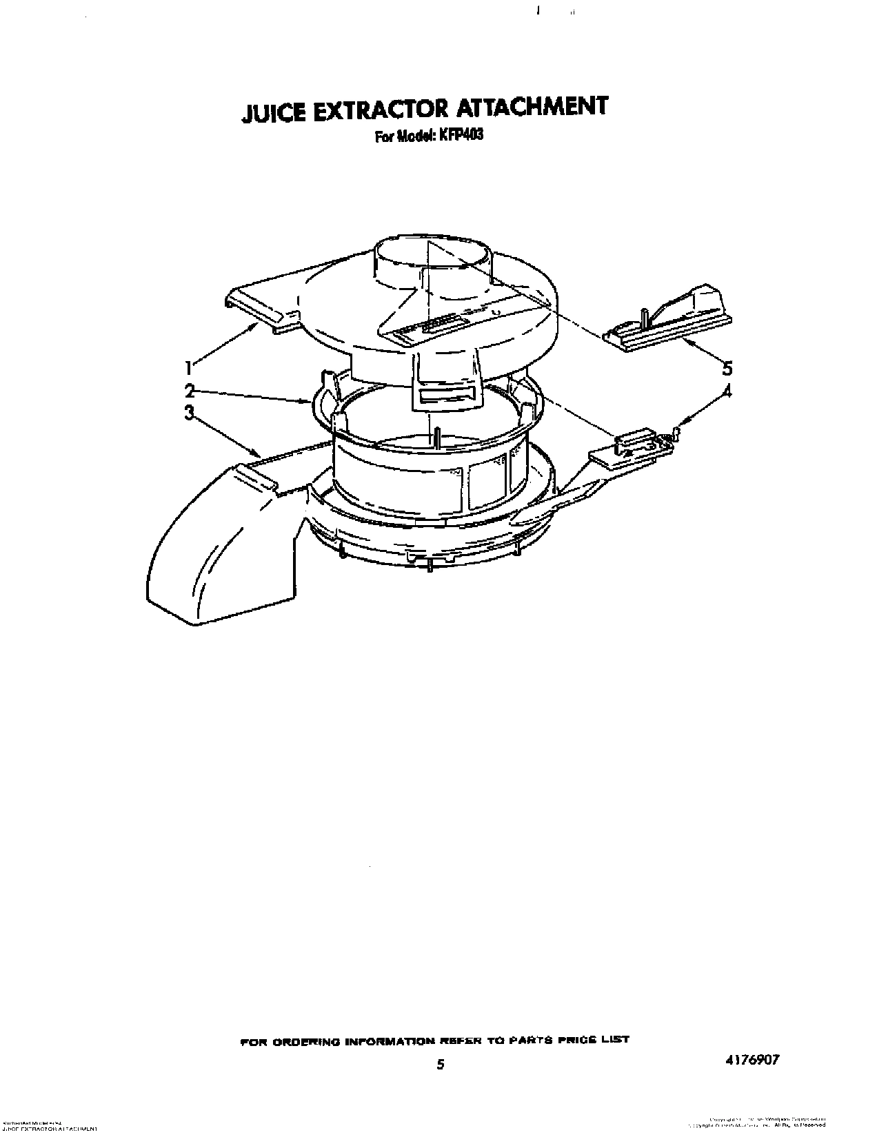 05 - JUICE EXTRACTOR ATTACHMENT