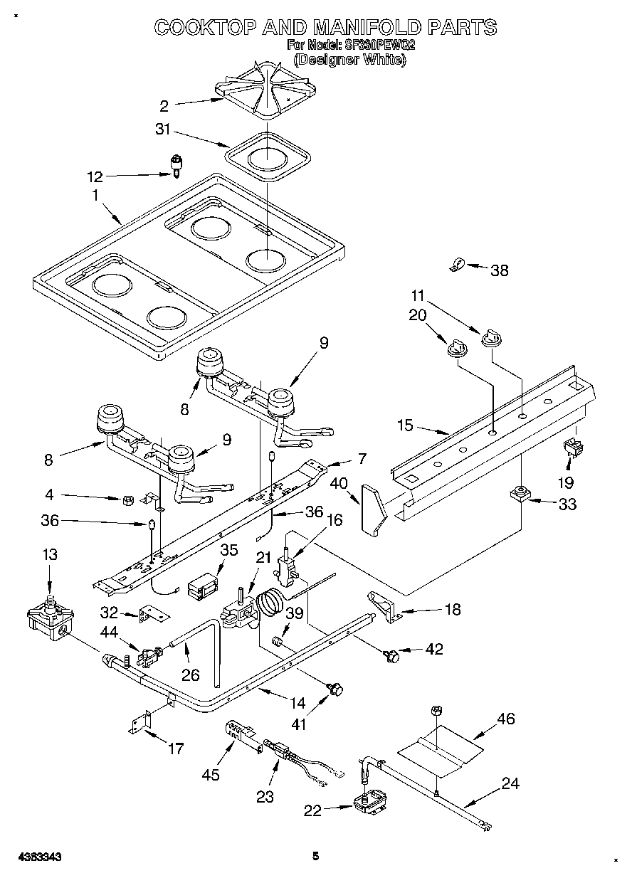 04 - COOKTOP AND MANIFOLD, LITERATURE