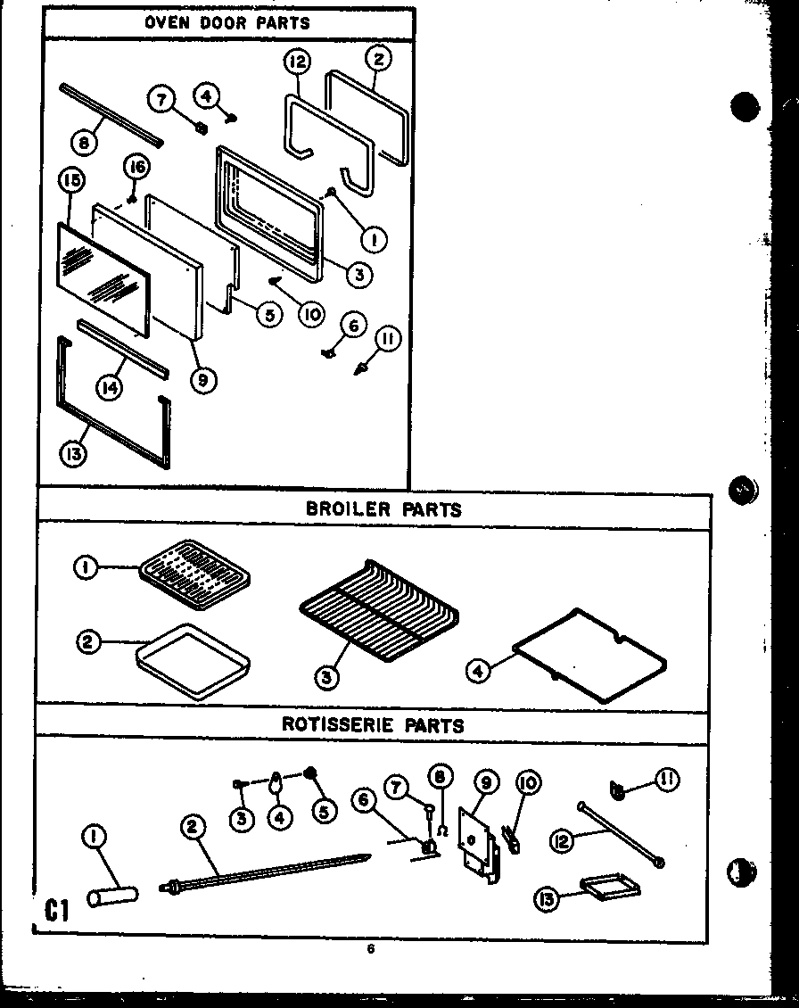 08 - OVEN DOOR PARTS