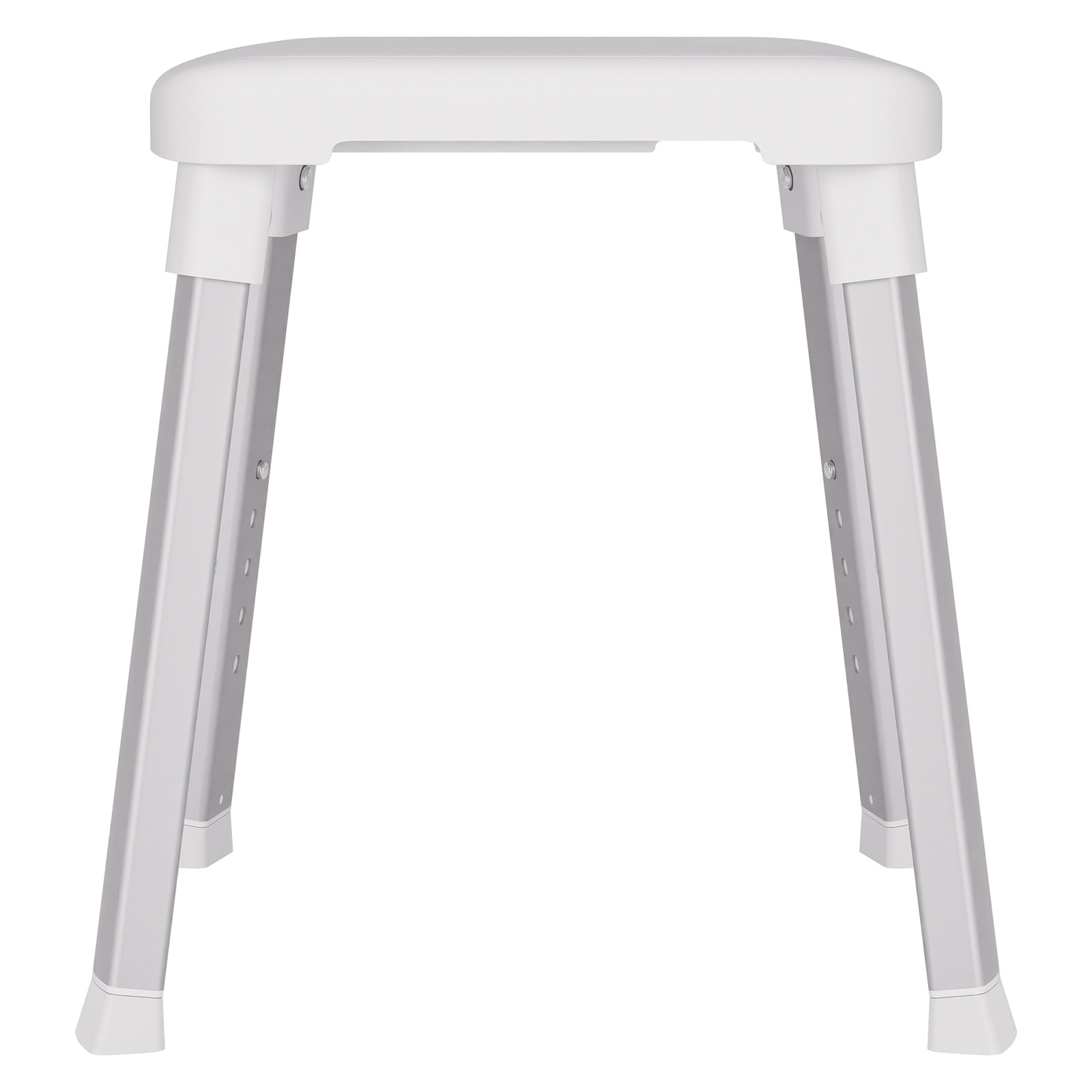 White discount bath stool