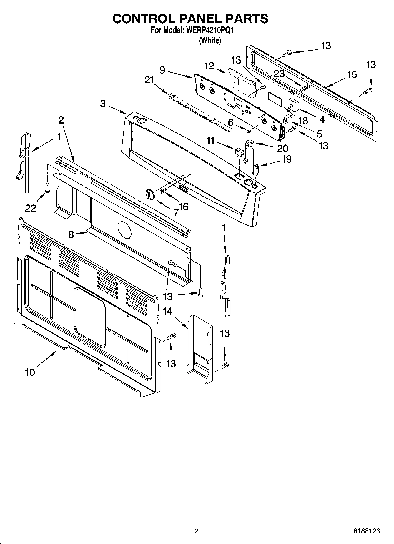 02 - CONTROL PANEL PARTS