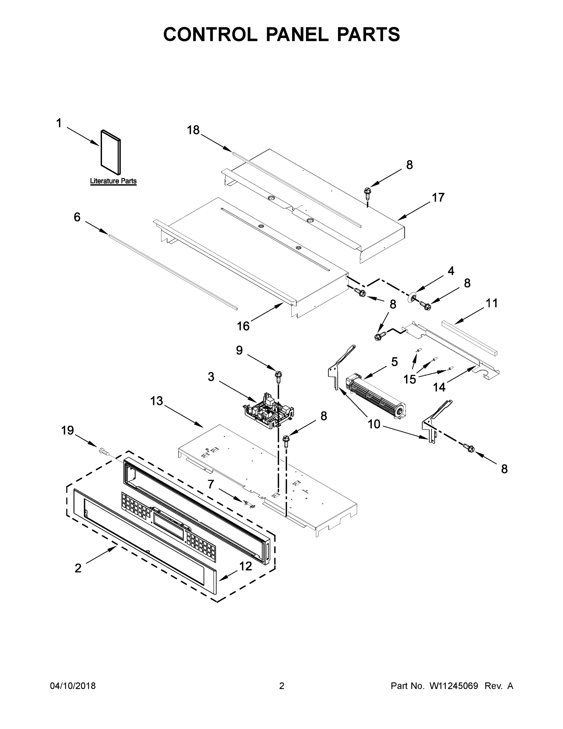 02 - CONTROL PANEL PARTS
