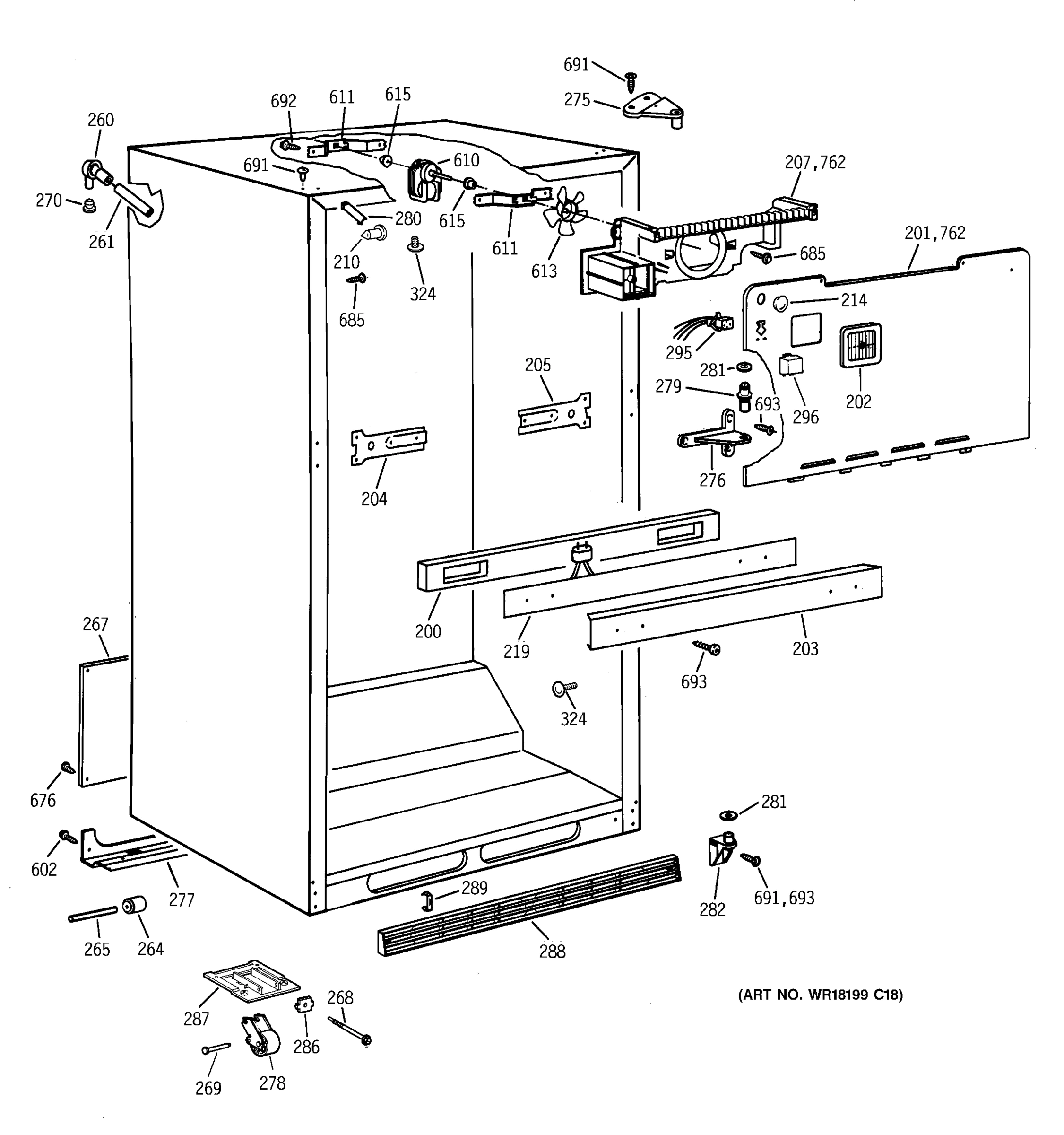 CABINET PARTS