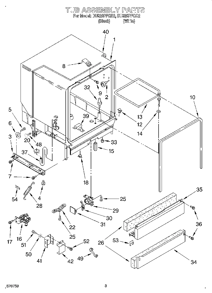 03 - TUB ASSEMBLY