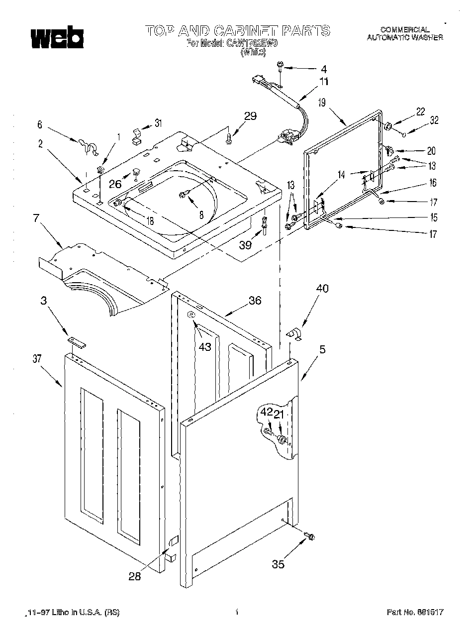 01 - TOP AND CABINET