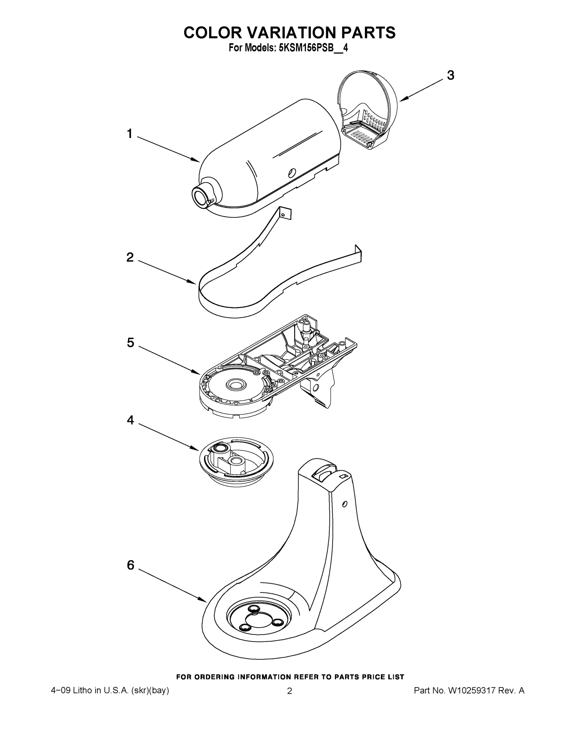 01 - COLOR VARIATION PARTS