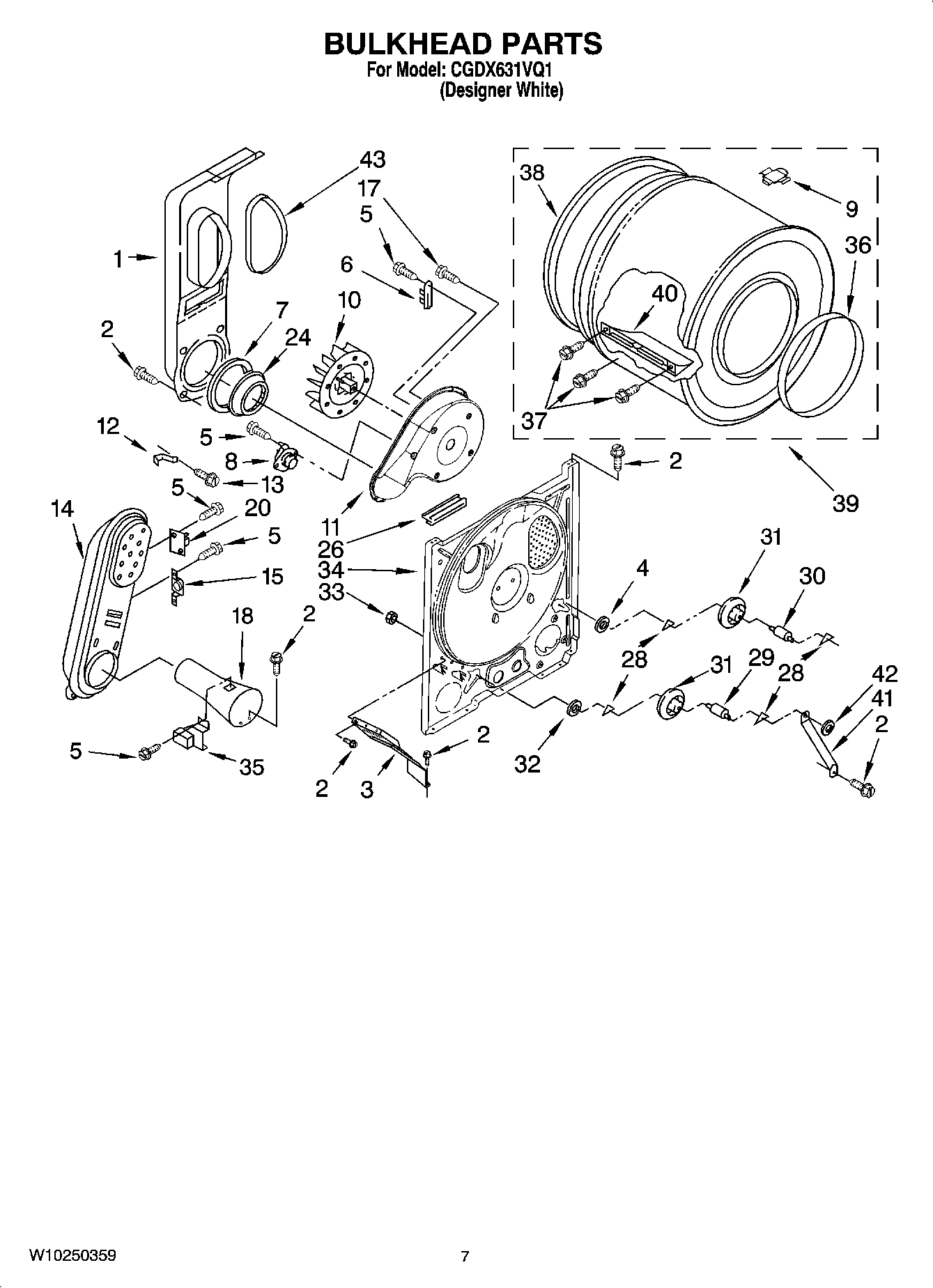 04 - BULKHEAD PARTS, OPTIONAL PARTS (NOT INCLUDED)