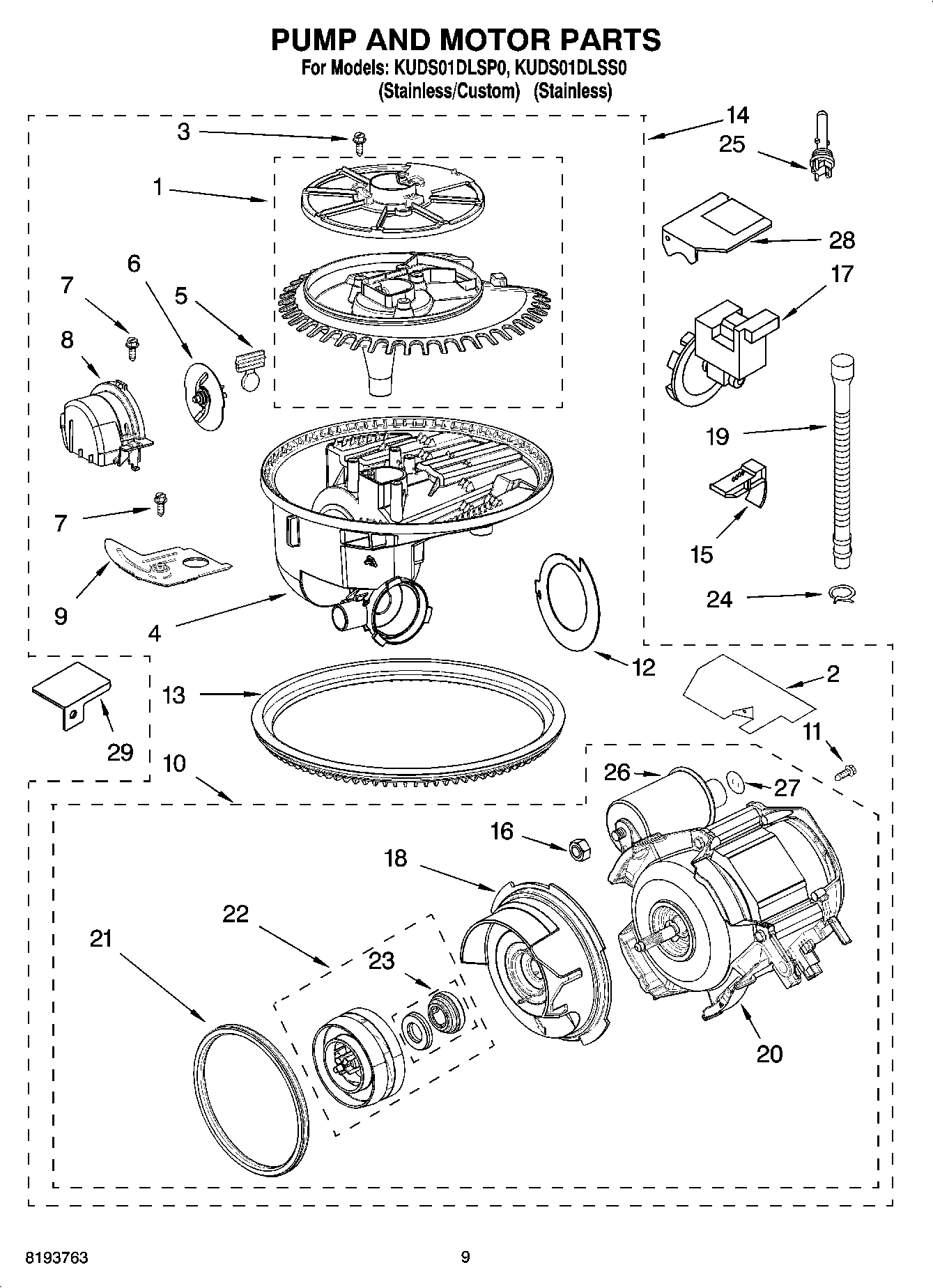 08 - PUMP AND MOTOR PARTS