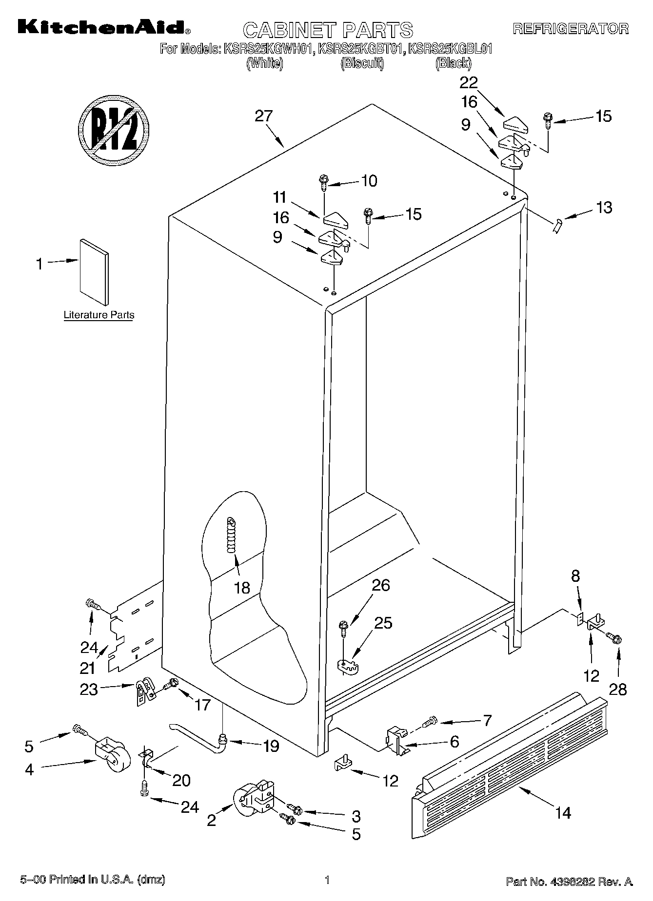 01 - CABINET, LITERATURE