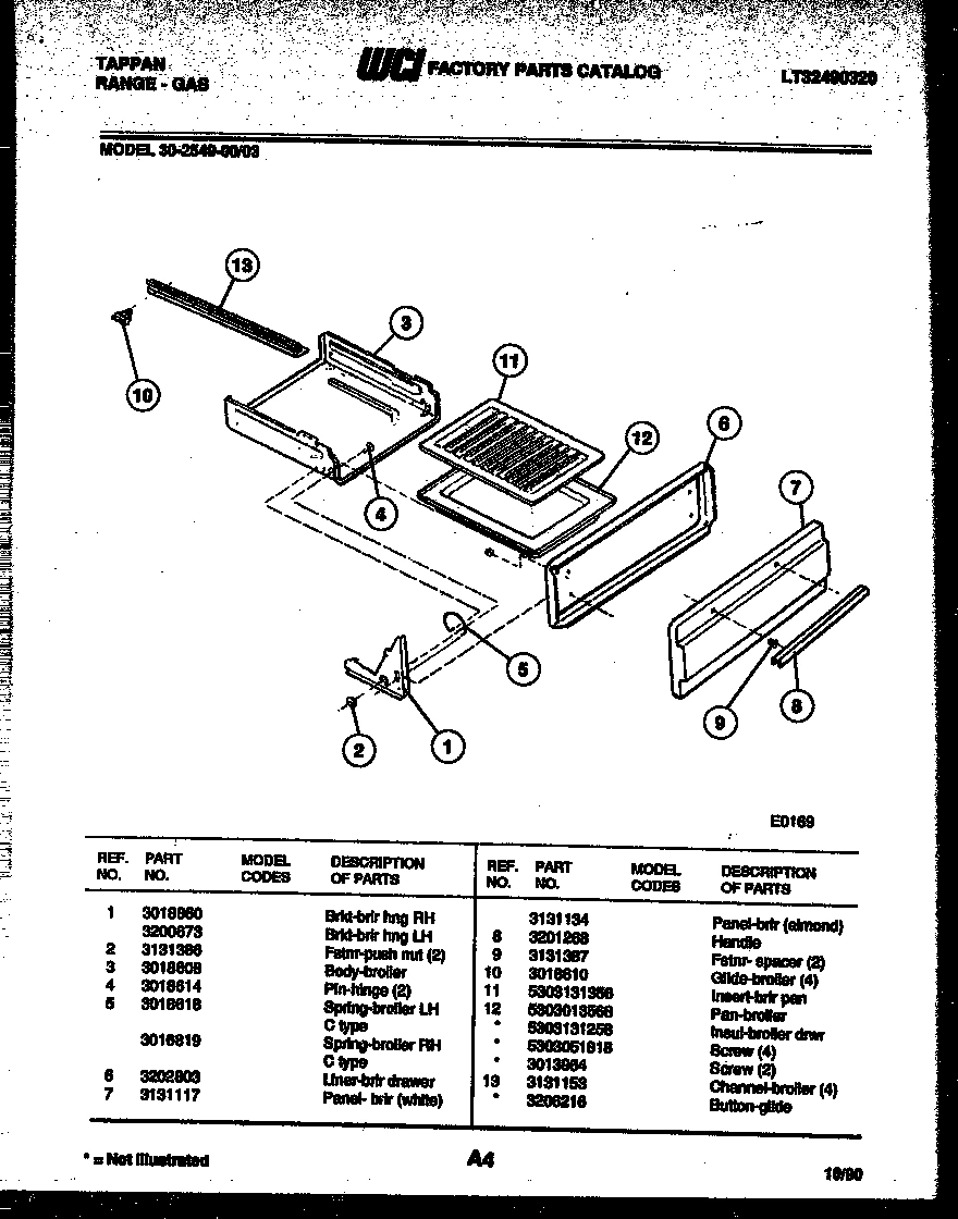 04 - BROILER DRAWER PARTS