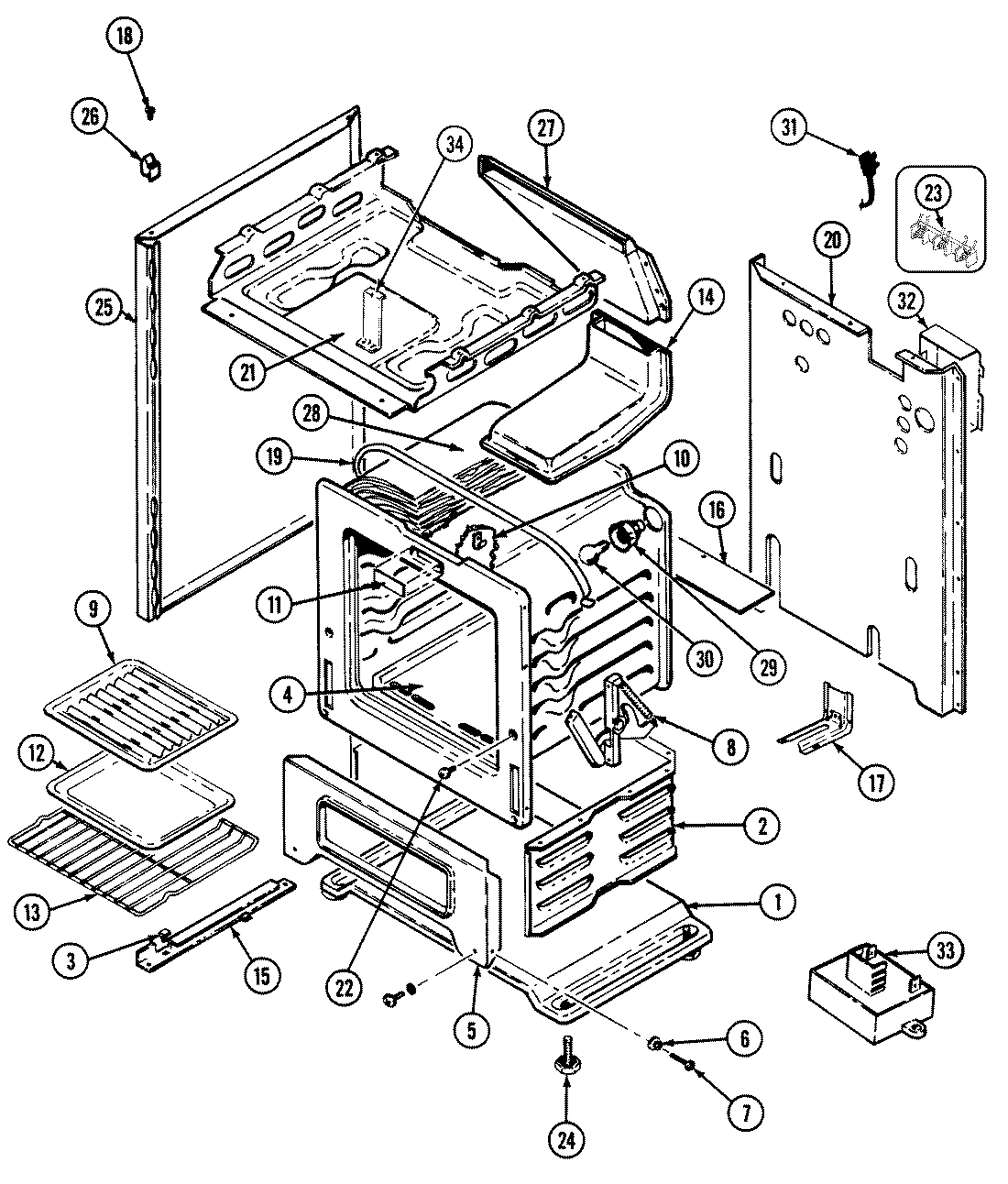 01 - BODY/OVEN
