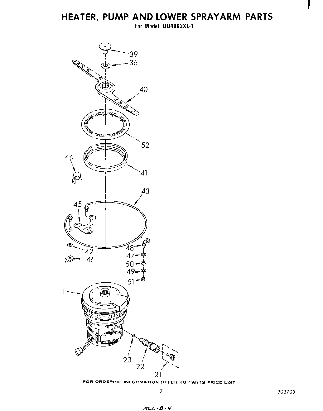 05 - HEATER, PUMP AND LOWER SPRAY ARM