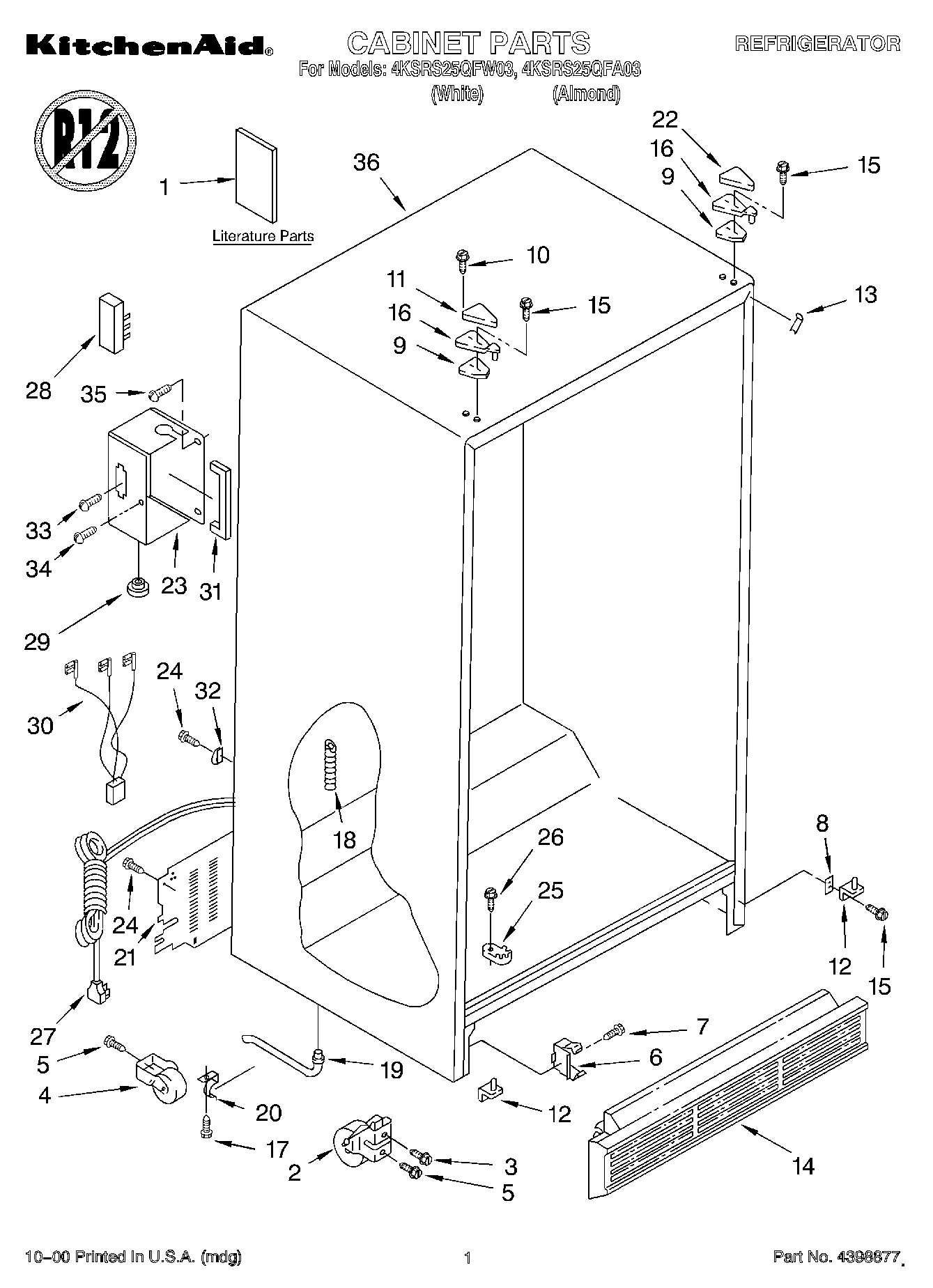 01 - CABINET, LITERATURE