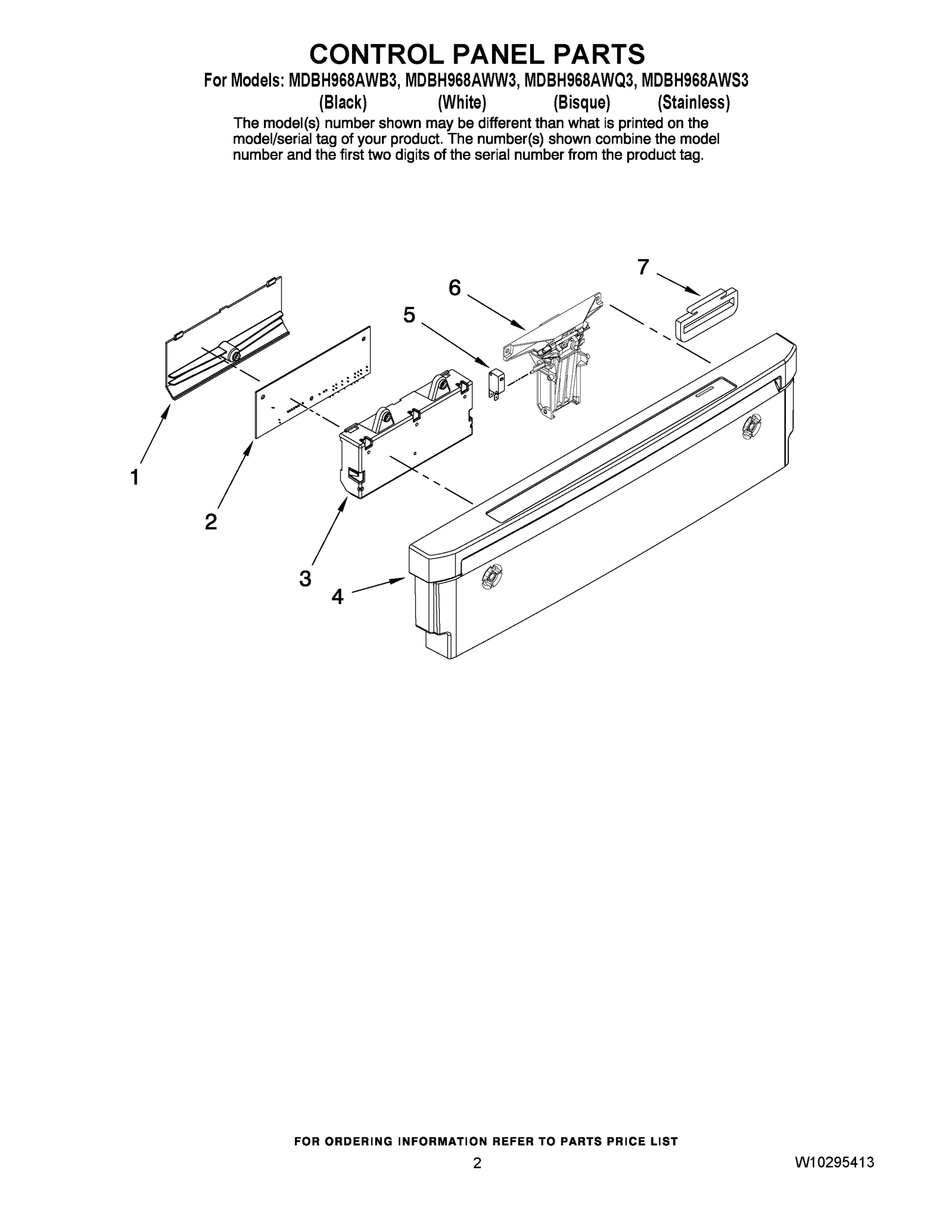 02 - CONTROL PANEL PARTS
