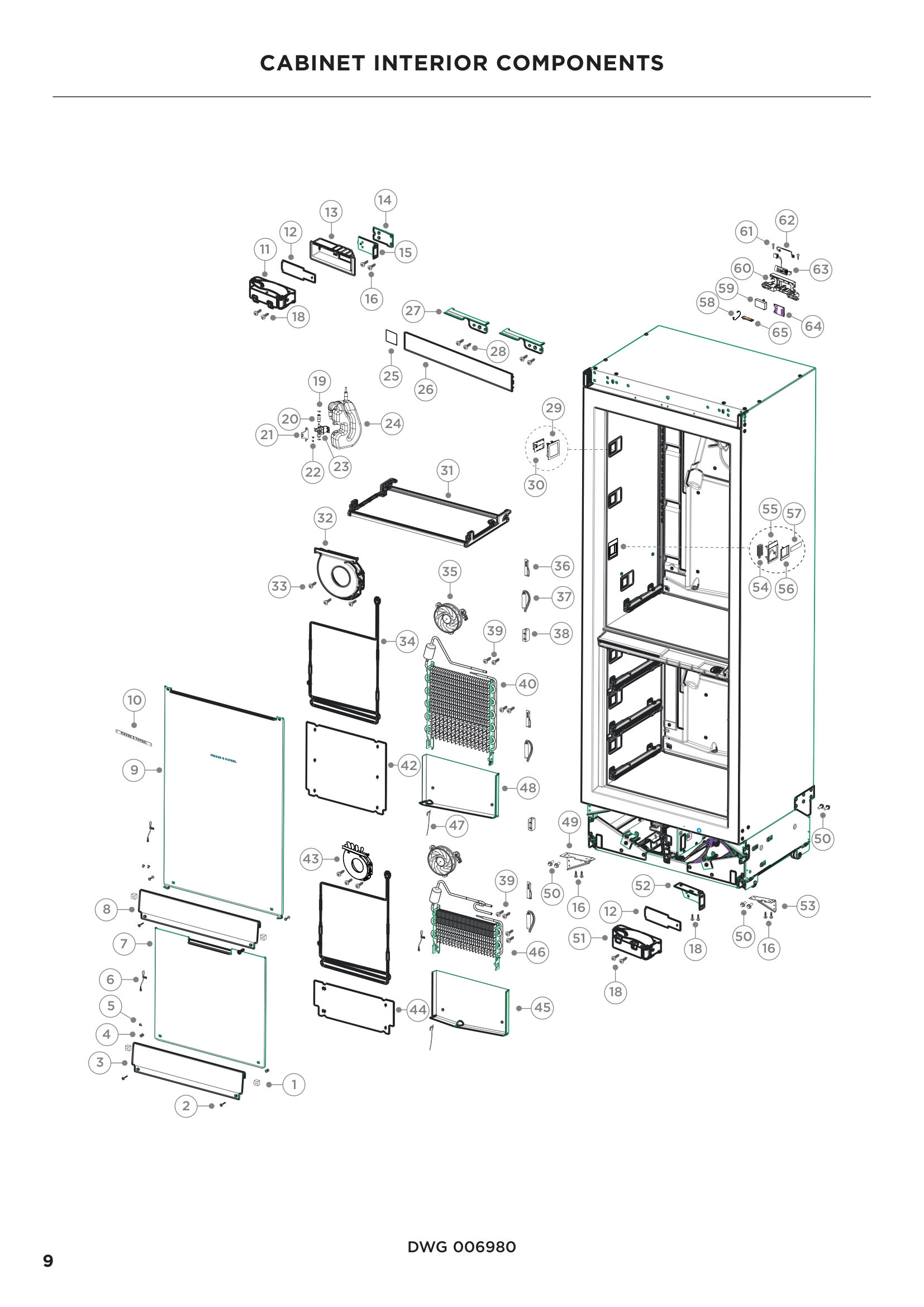 CABINET INTERIOR COMPONENTS